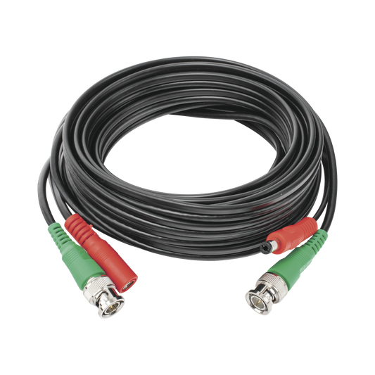 Cable coaxial ( BNC RG59 ) + AlimentaciÃ³n / SIAMÃS / 5 Metros / 100 % COBRE / Para CÃ¡maras 4K  / Uso interior y exterior