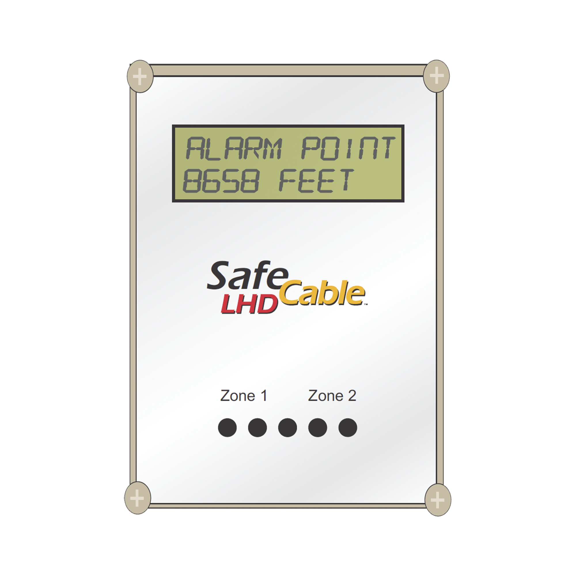 MÃ³dulo Localizador de Distancia de Doble Zona para Cable Detector de Calor