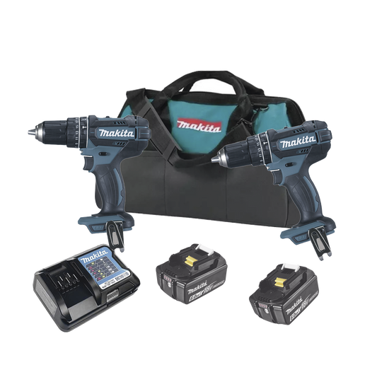 KIT (DHP482Z Rotom..+ DTW181Z Pistola Impacto)  2 BaterÃ­as de 3 AH y Cargador Estuche de Lona18V