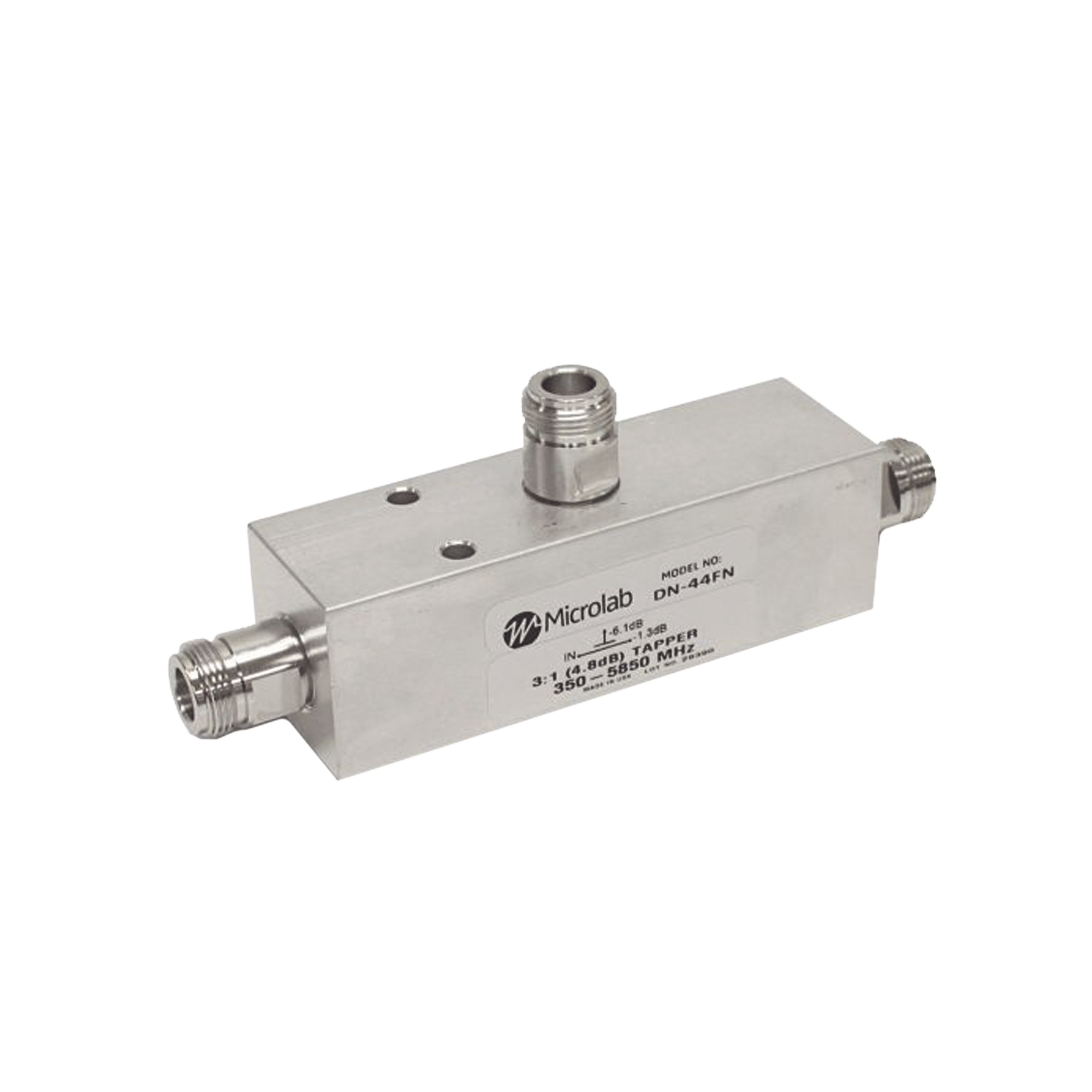 SEPARADOR 30dB (1000:1) Tap 350-5930MHz 500W -161dBc TIPO N IP67 .