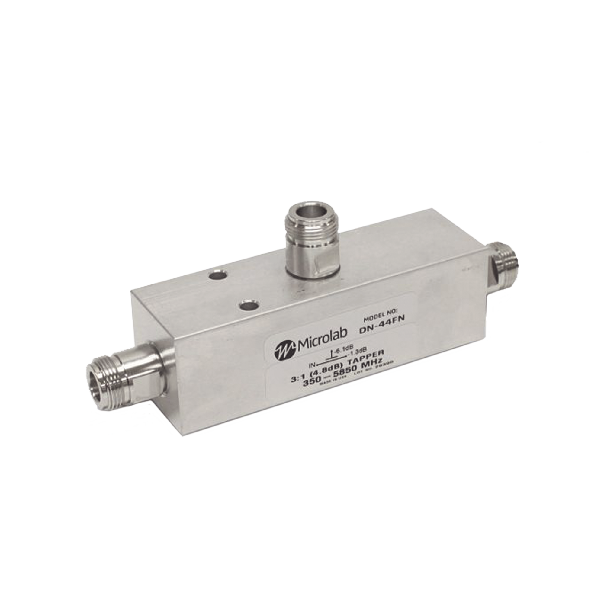SEPARADOR 4.8dB (3:1) Tap 350-5930MHz 500W -161dBc TIPO N IP67 .
