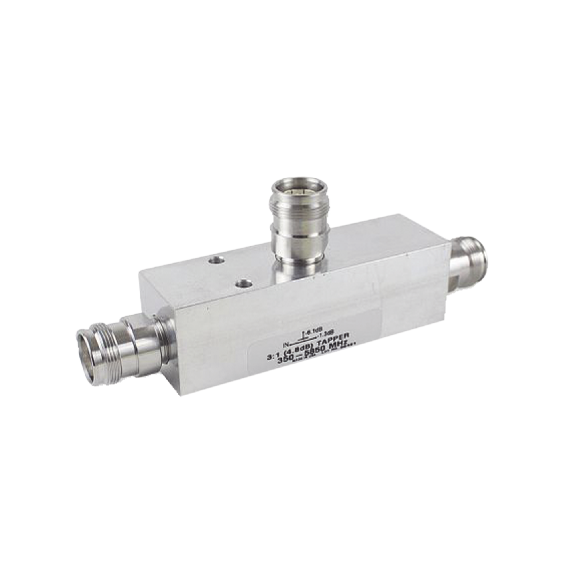 SEPARADOR 6dB (4:1) Tap 350-5930MHz 500W -161dBc 4.3-10 IP67 .