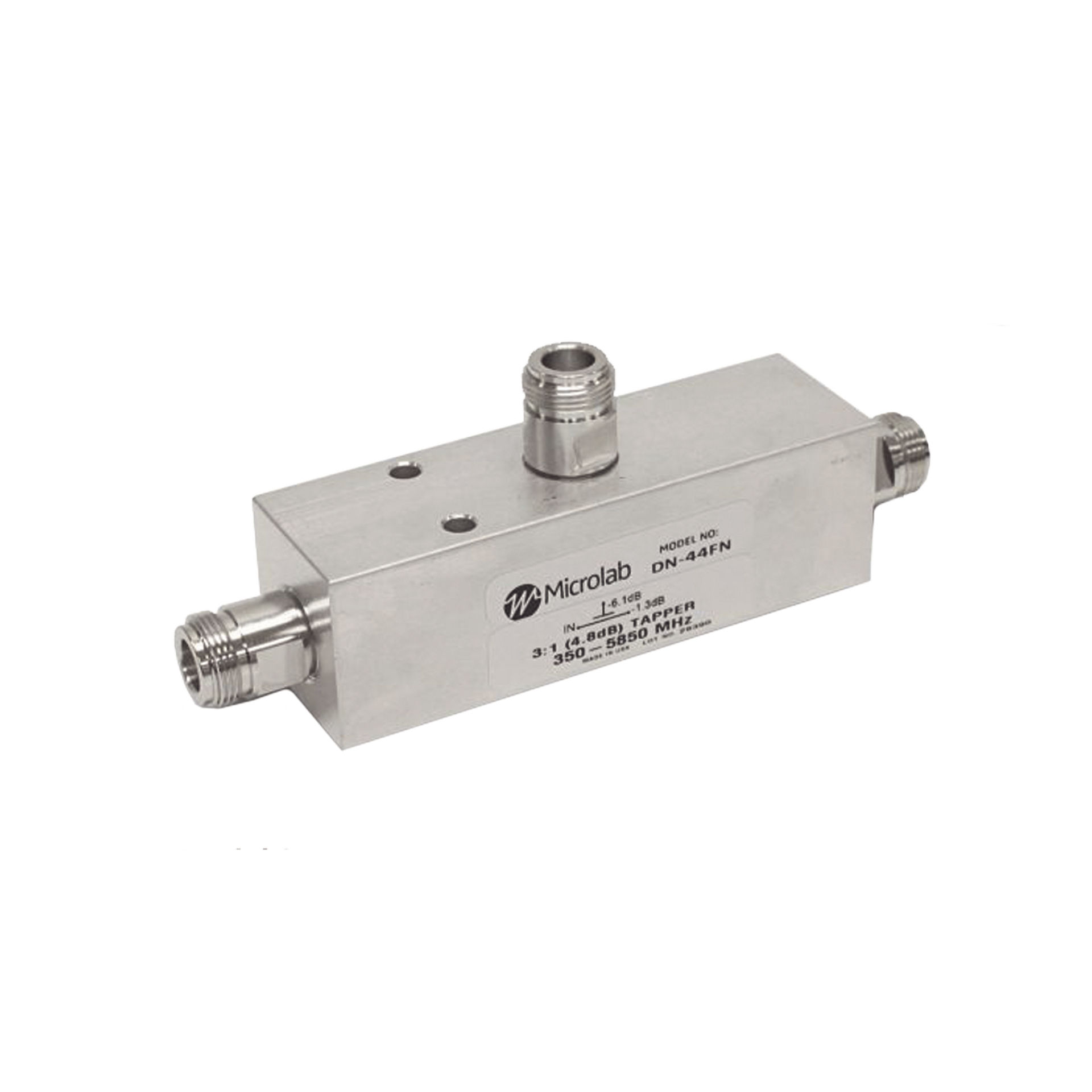 SEPARADOR 6dB (4:1) Tap 350-5930MHz 500W -161dBc TIPO N IP67 .
