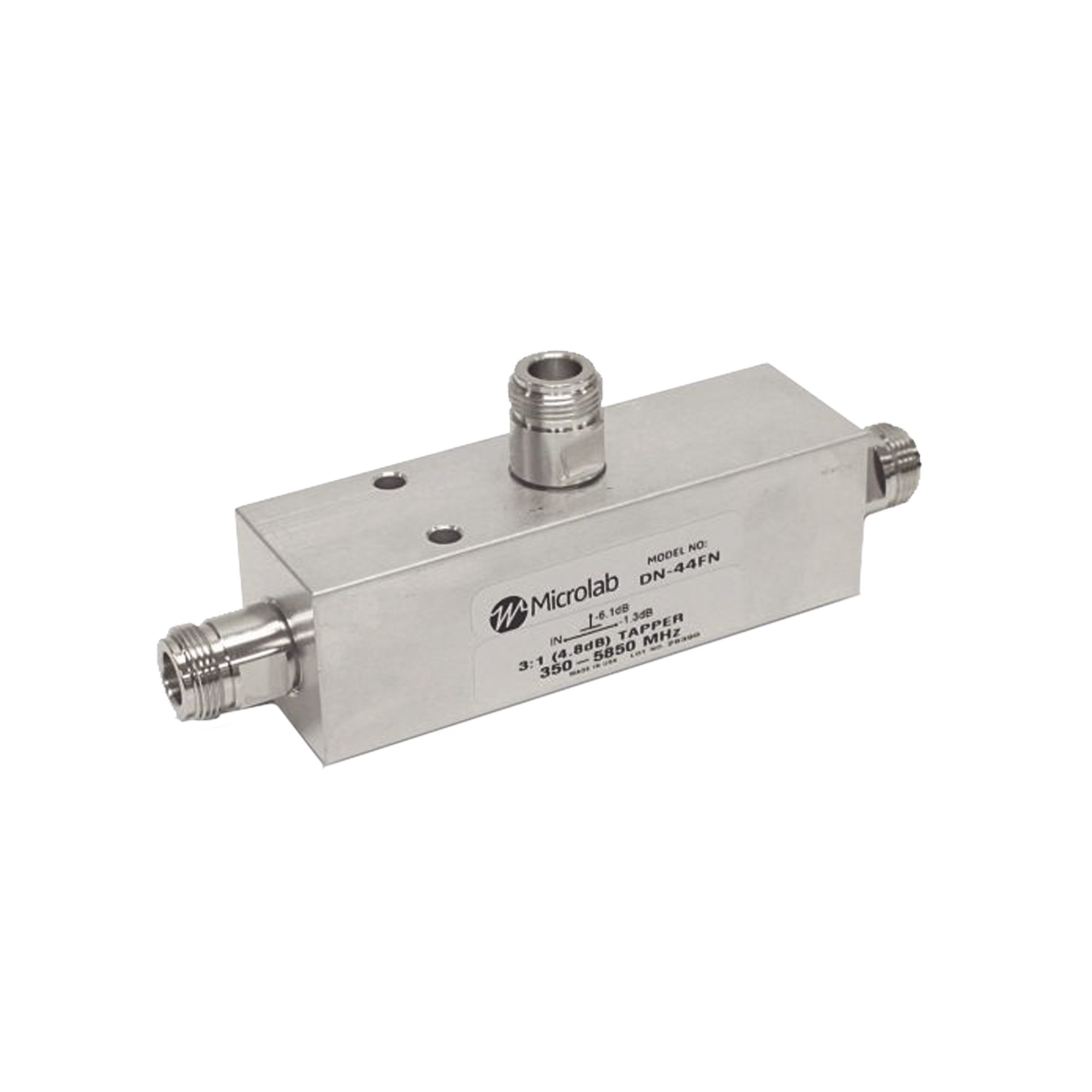 SEPARADOR 15dB (30:1) Tap 350-5930MHz 500W -161dBc TIPO N IP67 .