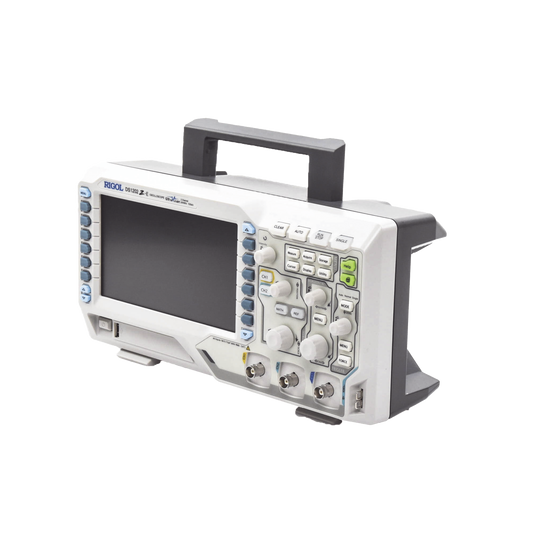 Osciloscopio Digital RIGOL de 2 Canales AnÃ¡logos, 200 MHz de Ancho de Banda AnÃ¡loga, Vel. de Muestreo-Tiempo Real de 1 GS/s, Base de Tiempo (min.) de 2 ns/div.