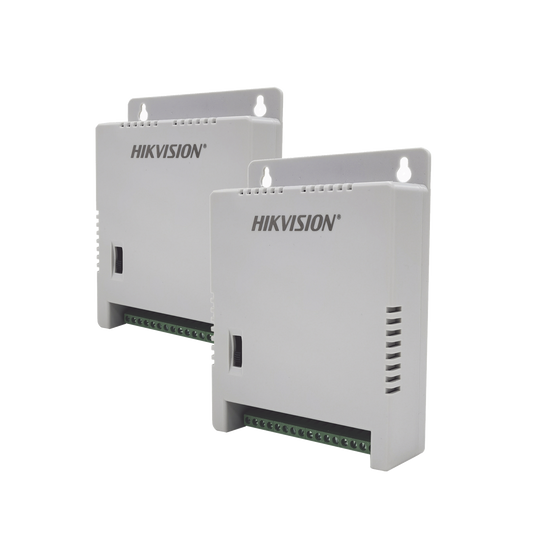 2 Fuentes de Poder Regulada (12 Vcc / 13.5 Vcc / 15 Vcc) para 16 CÃ¡maras / 1 Amp por Salida / Voltaje de Entrada 185 - 240 VCA / Soporta 4K / Modo para Largas Distancias