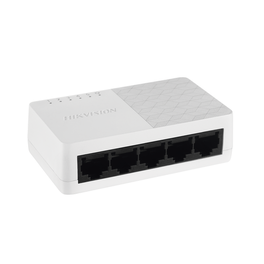 Switch No Administrable de 5 Puertos para Escritorio / Fast Ethernet  10 / 100 Mbps / DiseÃ±o Compacto y Estetico