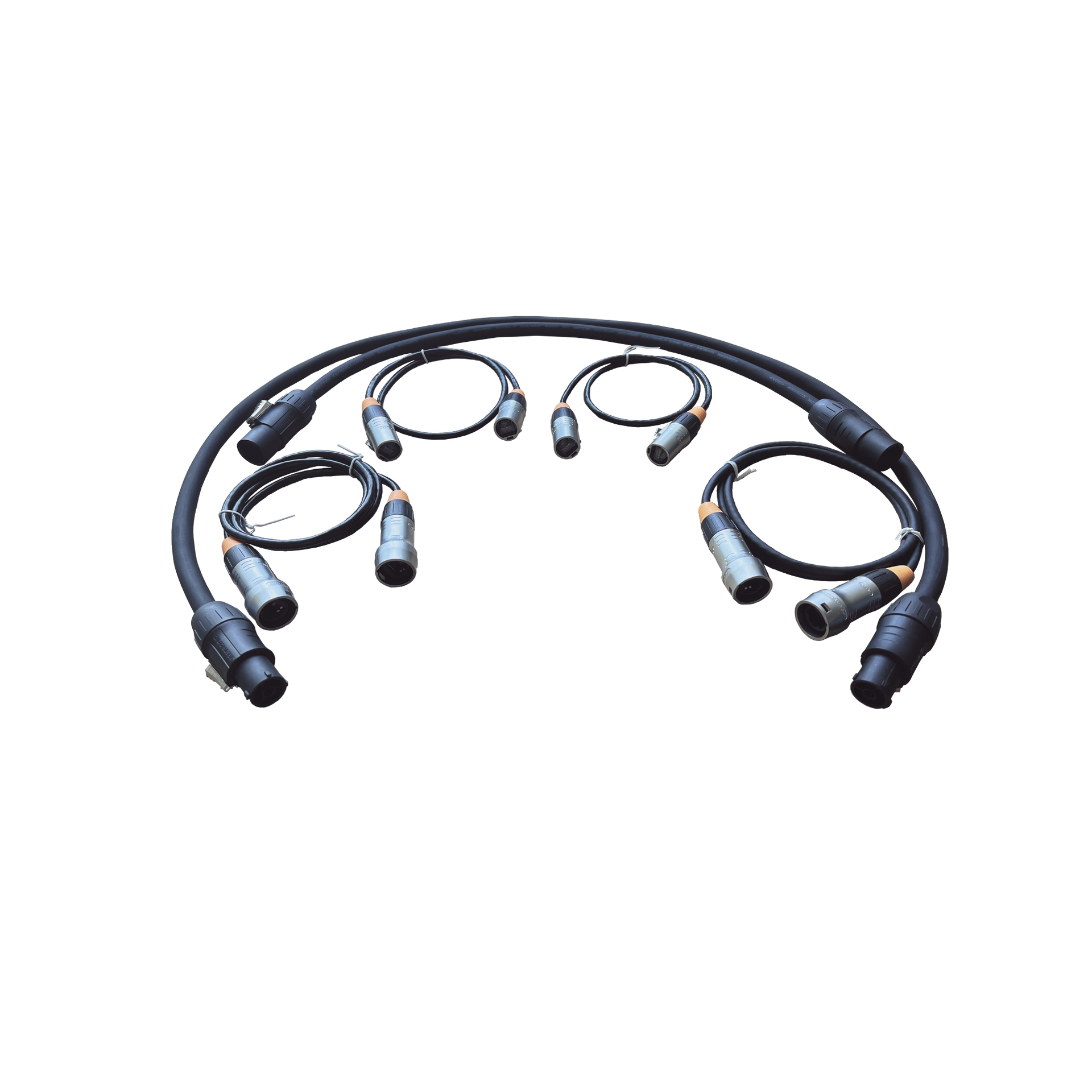 Kit de Cables de Interconexión para Paneles LED de Exterior / Datos y Corriente / Compatible con Familia CD-1AAB y CD-2APA