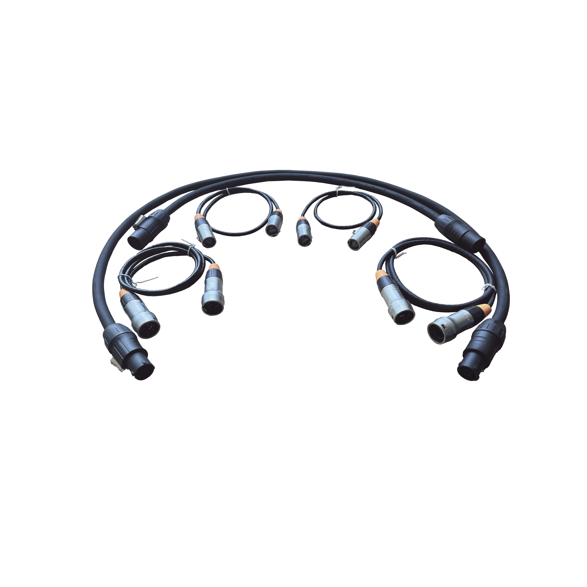 Kit de Cables de Interconexión para Paneles LED de Exterior / Datos y Corriente / Compatible con Familia CD-1AAB y CD-2APA