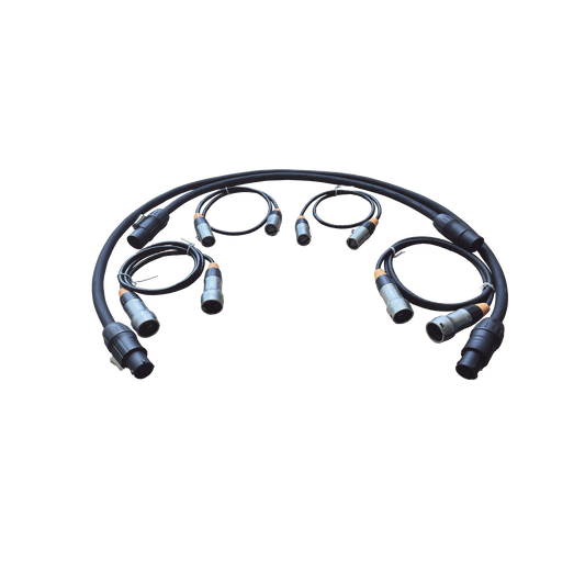 Kit de Cables de Interconexión para Paneles LED de Exterior / Datos y Corriente / Compatible con Familia CD-1AAB y CD-2APA