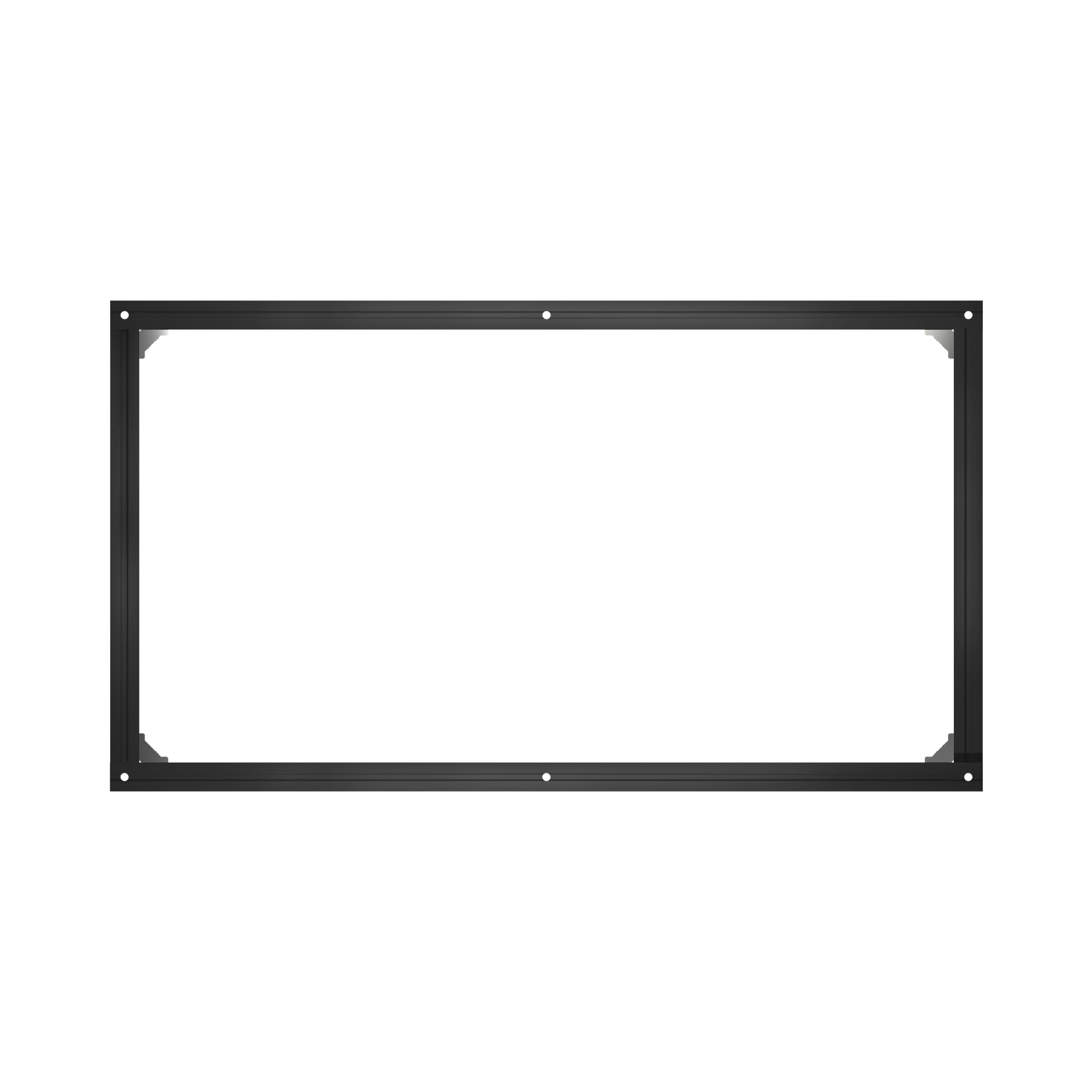 Montaje de Pared para 4 Paneles LED / Uso en Interior / Compatible con Series MWF, GWF, CWF y ZWDB