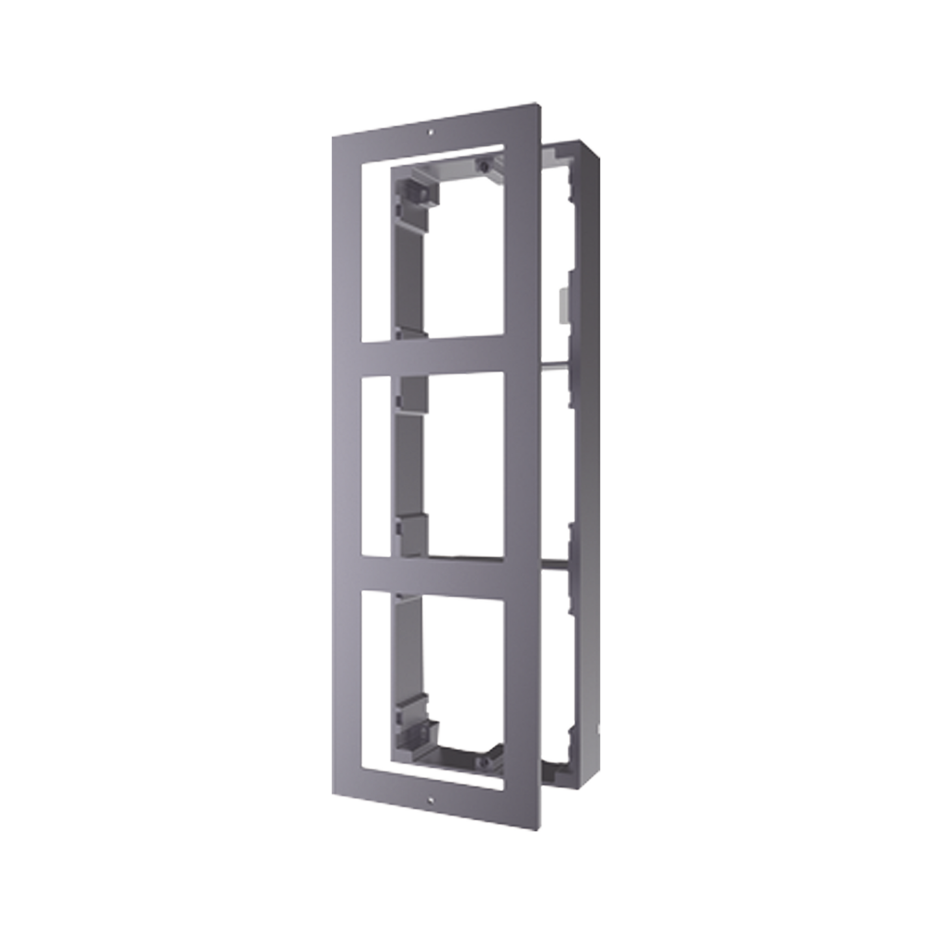 Base de 3 Espacios para Videoportero IP Hikvision / InstalaciÃ³n en SUPERFICIE