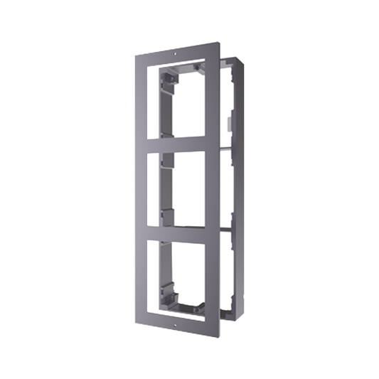 Base de 3 Espacios para Videoportero IP Hikvision / InstalaciÃ³n en SUPERFICIE