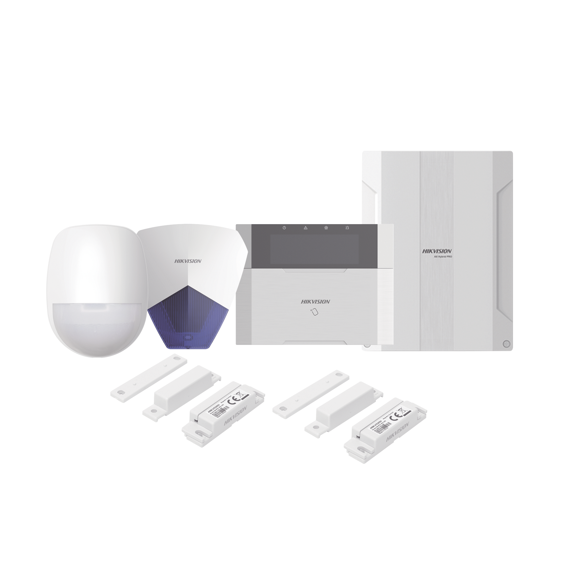 KIT Panel de Alarma  AX HYBRID PRO / 1 Panel HÃ­brido / 1 Teclado LCD / 1 PIR / 2 Contactos MagnÃ©ticos / 1 Sirena Azul