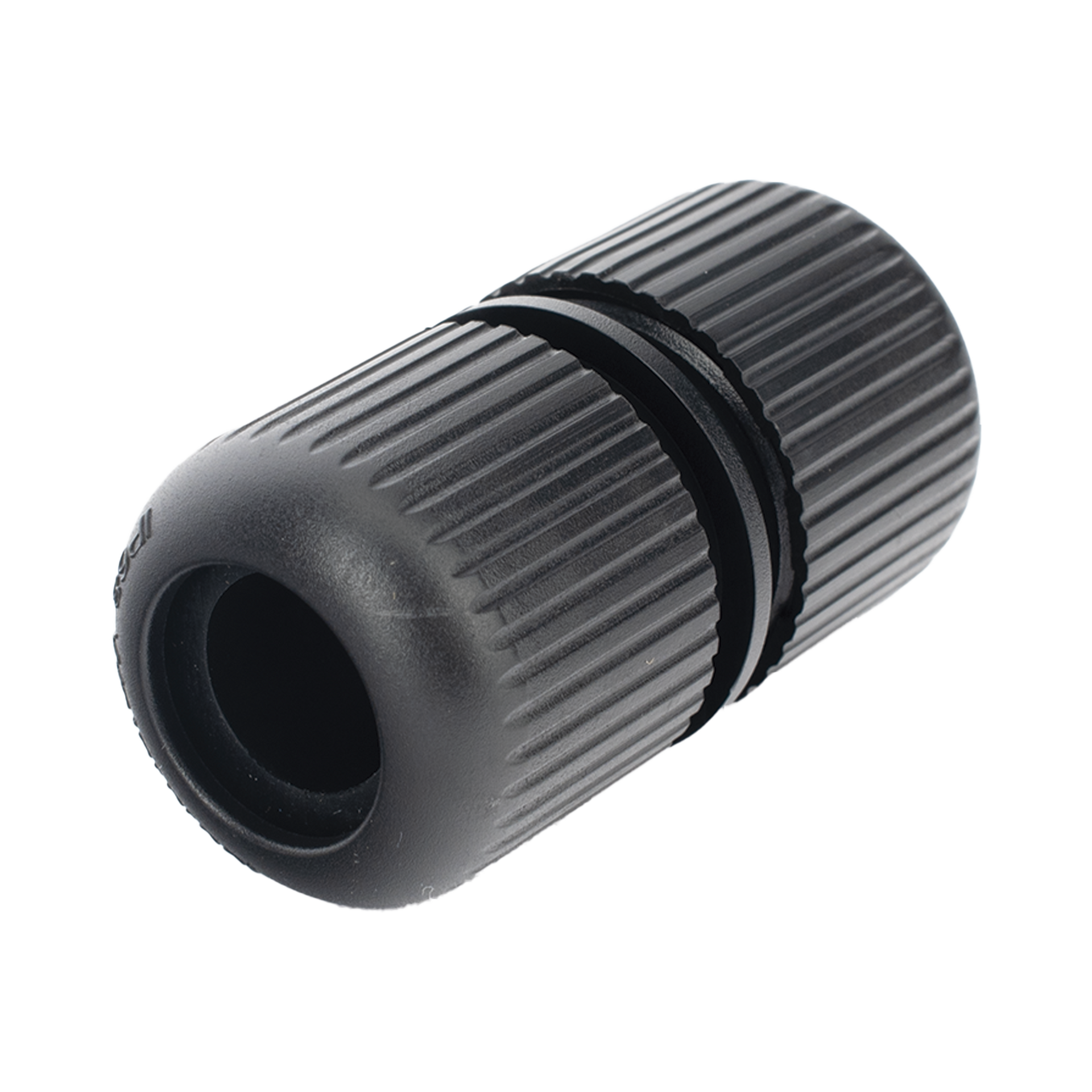 Protector para Exterior IP68 / Adaptador para el Conector Tipo Plug (12 Vcc) en CÃ¡maras epcom / Color Negro / HIKVISION / HiLook