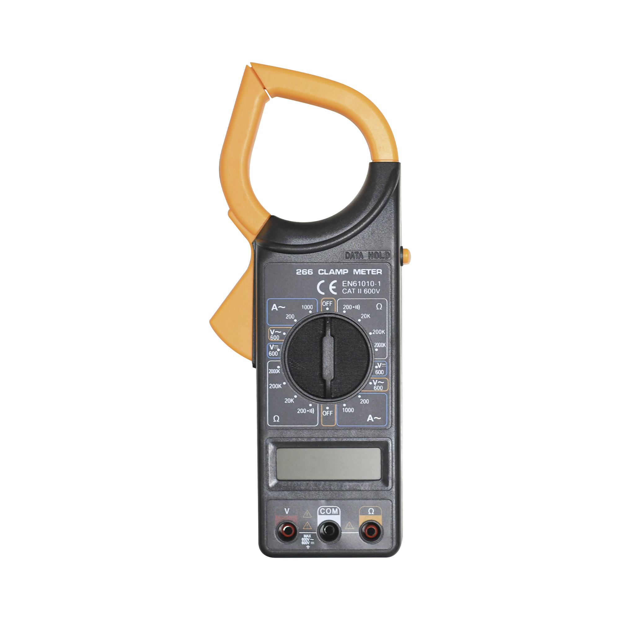 MultÃ­metro Digital de Gancho Compacto 600 Vcc / Vca  CATII. Con pantalla LCD (No incluye BaterÃ­a)