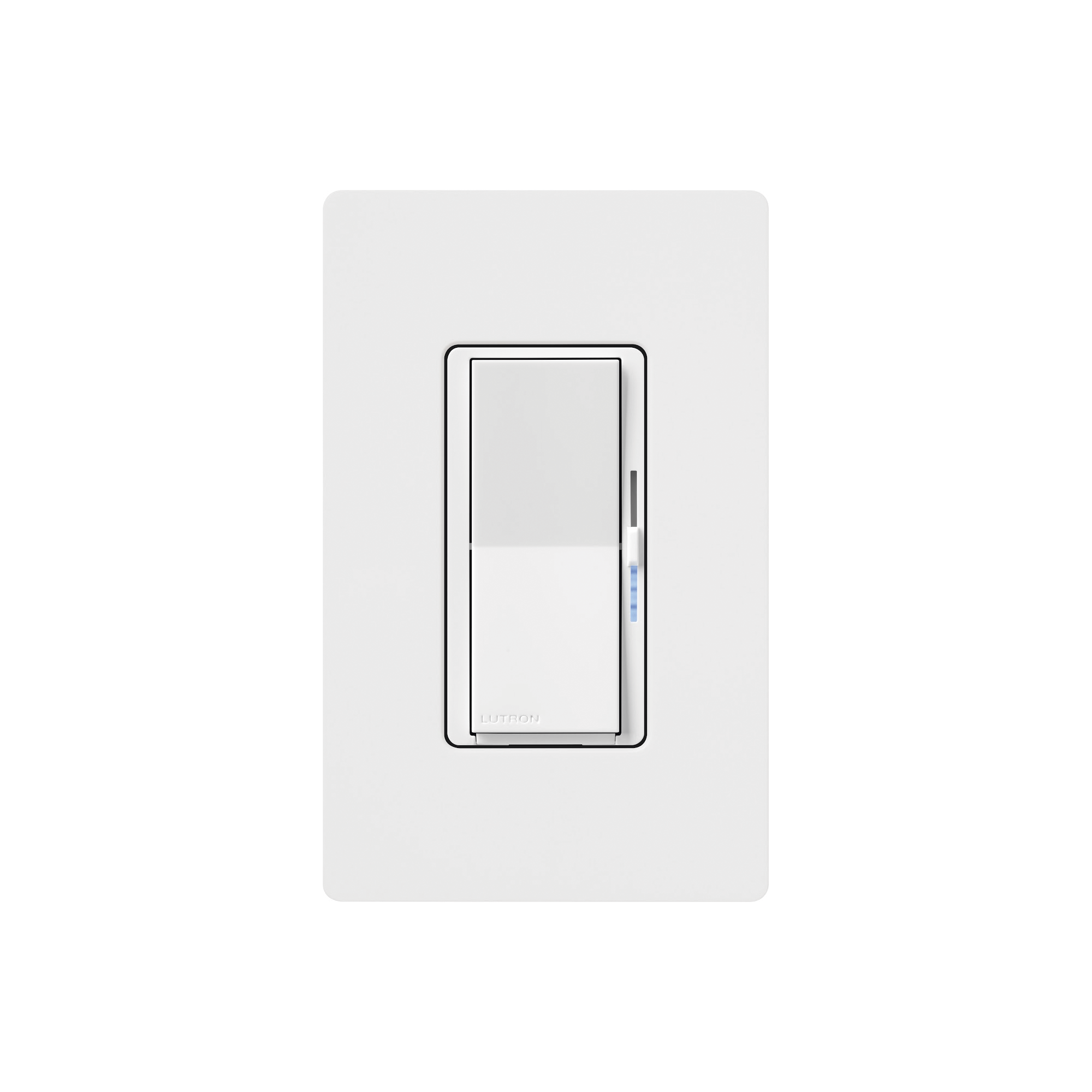 (Caseta Wireless) DIVA Atenuador de pared. Aumenta/Disminuye Intensidad de IluminaciÃ³n.  No requiere cable neutro. 150W LED / 600W INC/HAL