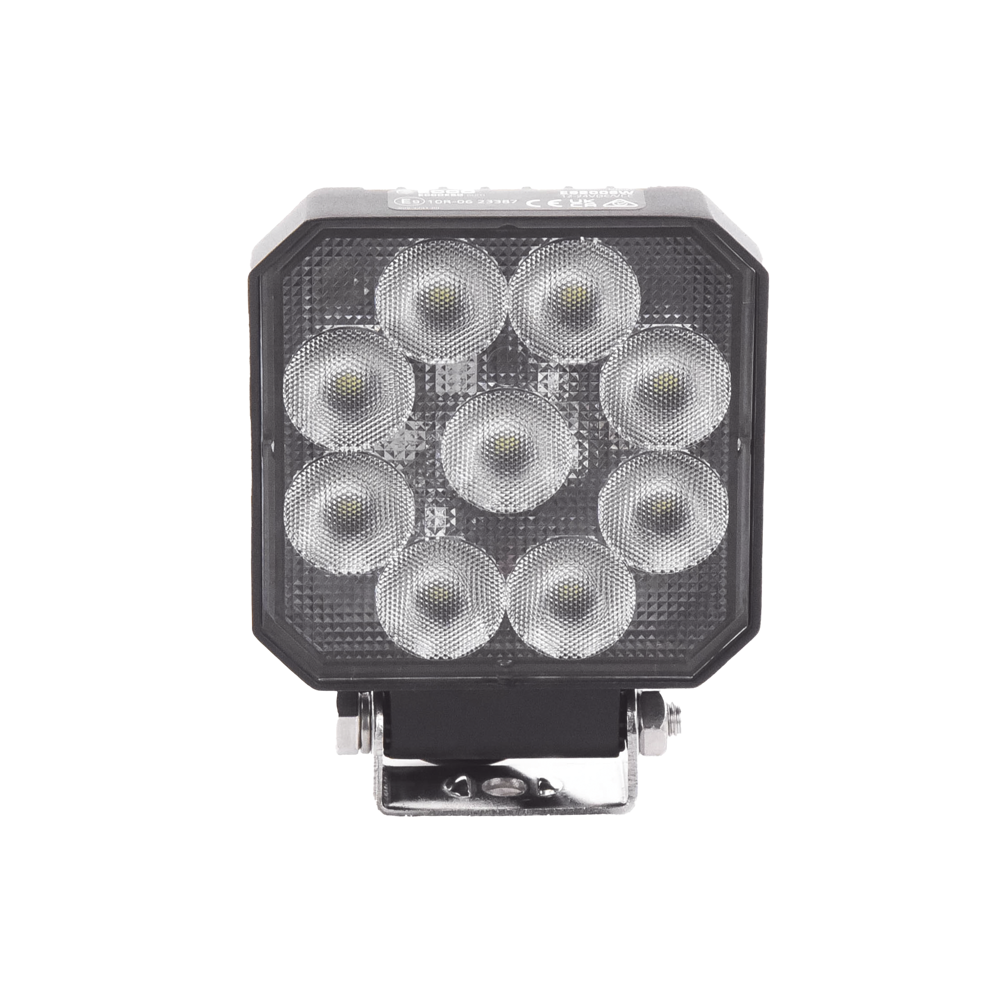 Luz de trabajo, 9 LED, 1050 Lumenes, 12-24 Vcd