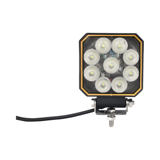 Luz de trabajo bluetooth, 9 LED, 1500 Lumenes, 12-24 Vcd