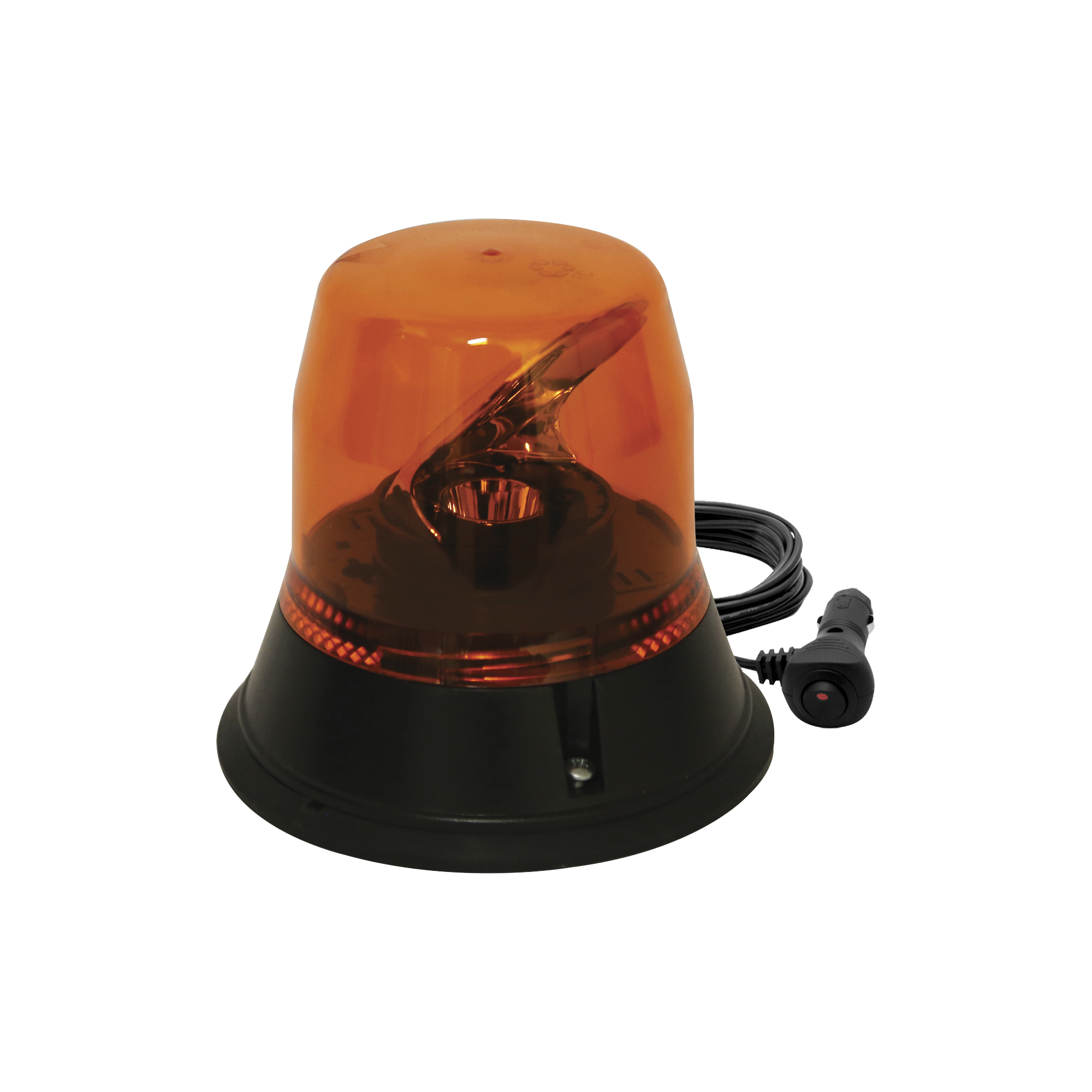Baliza LED color Ã¡mbar SAE Clase I rotativa montaje magnetico