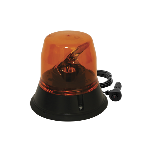 Baliza LED color Ã¡mbar SAE Clase I rotativa montaje magnetico