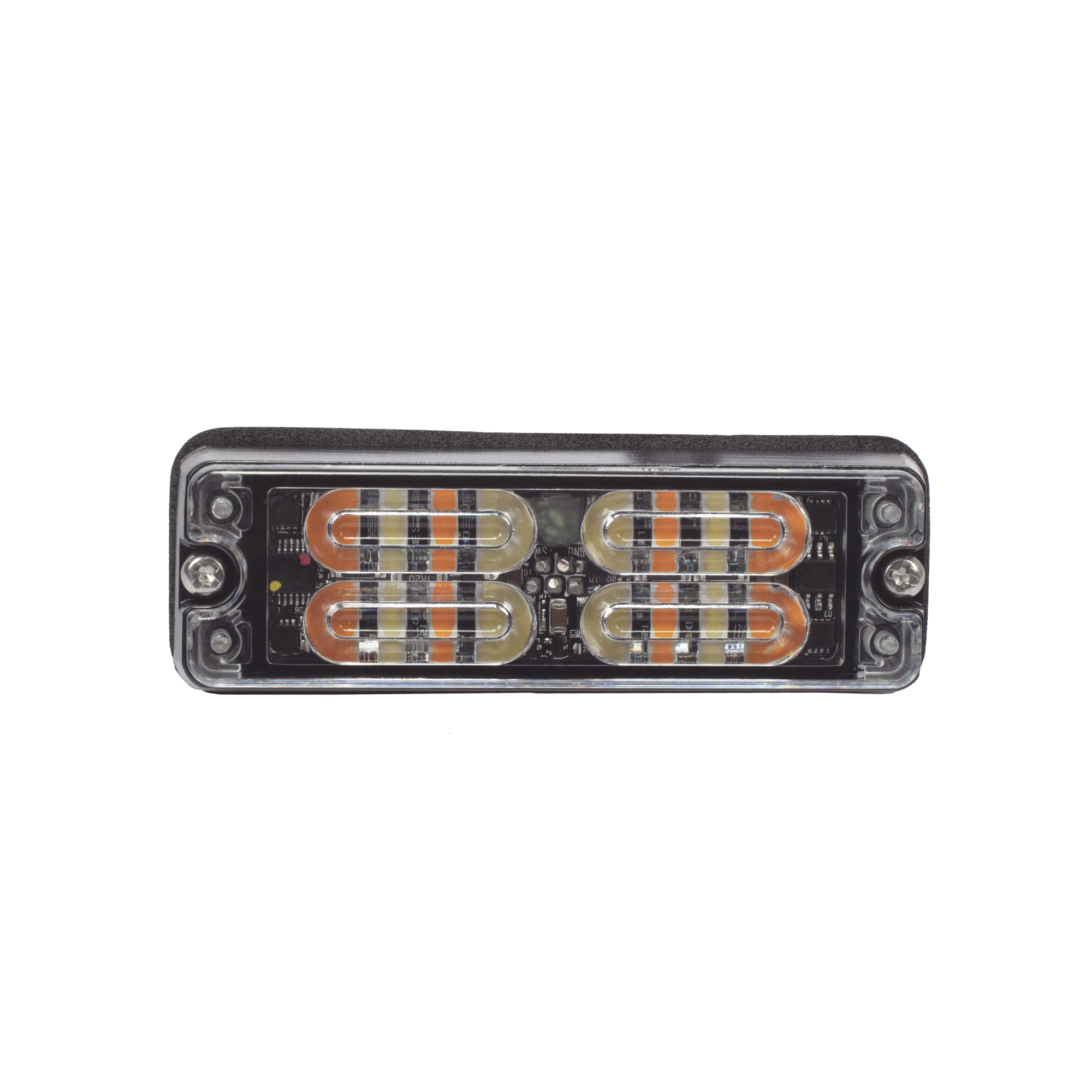 Luz Perimetral, 12 LED Ultra Brillantes, Color Ãmbar / Claro