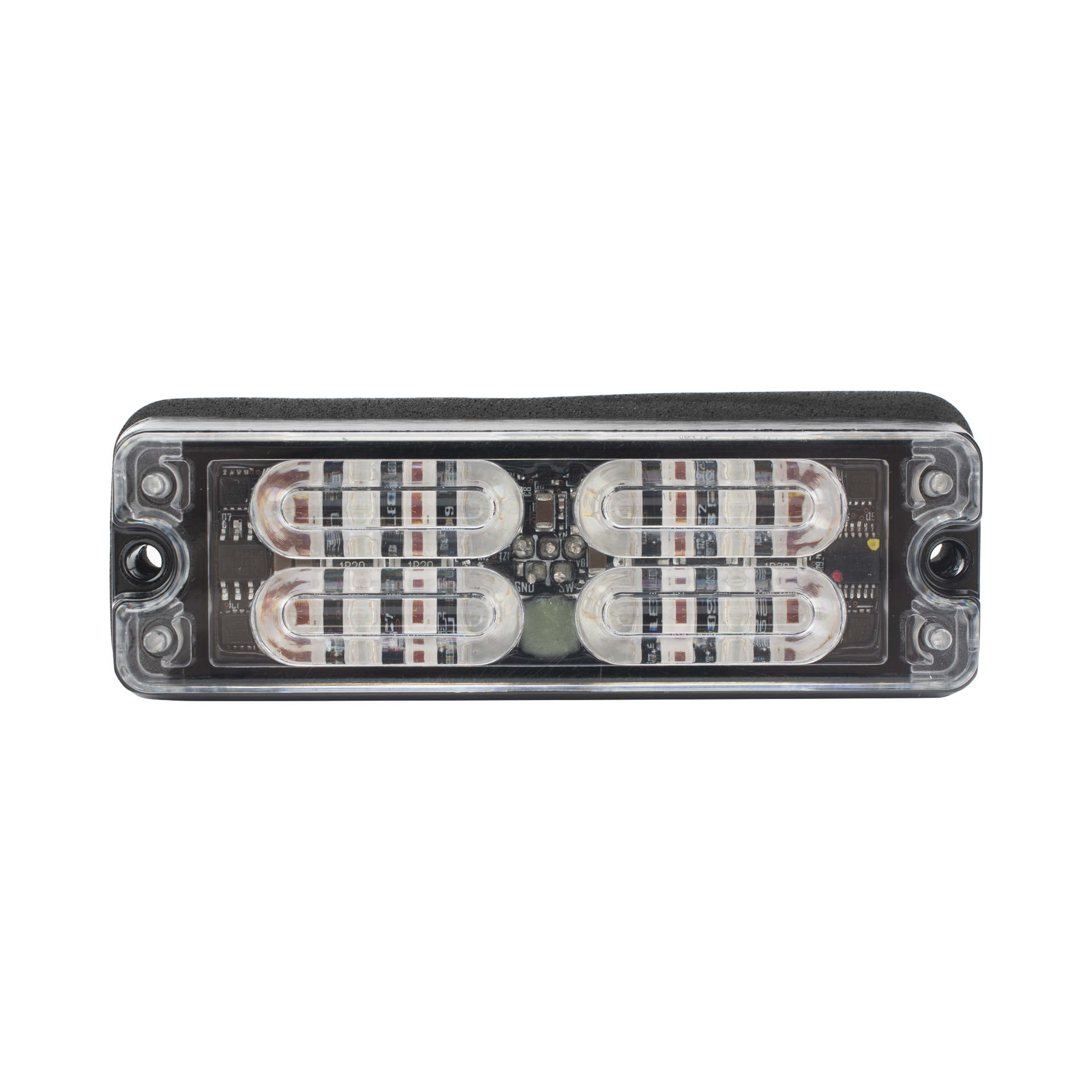 Luz Perimetral, 12 LED Ultra Brillantes, Color Rojo / Azul