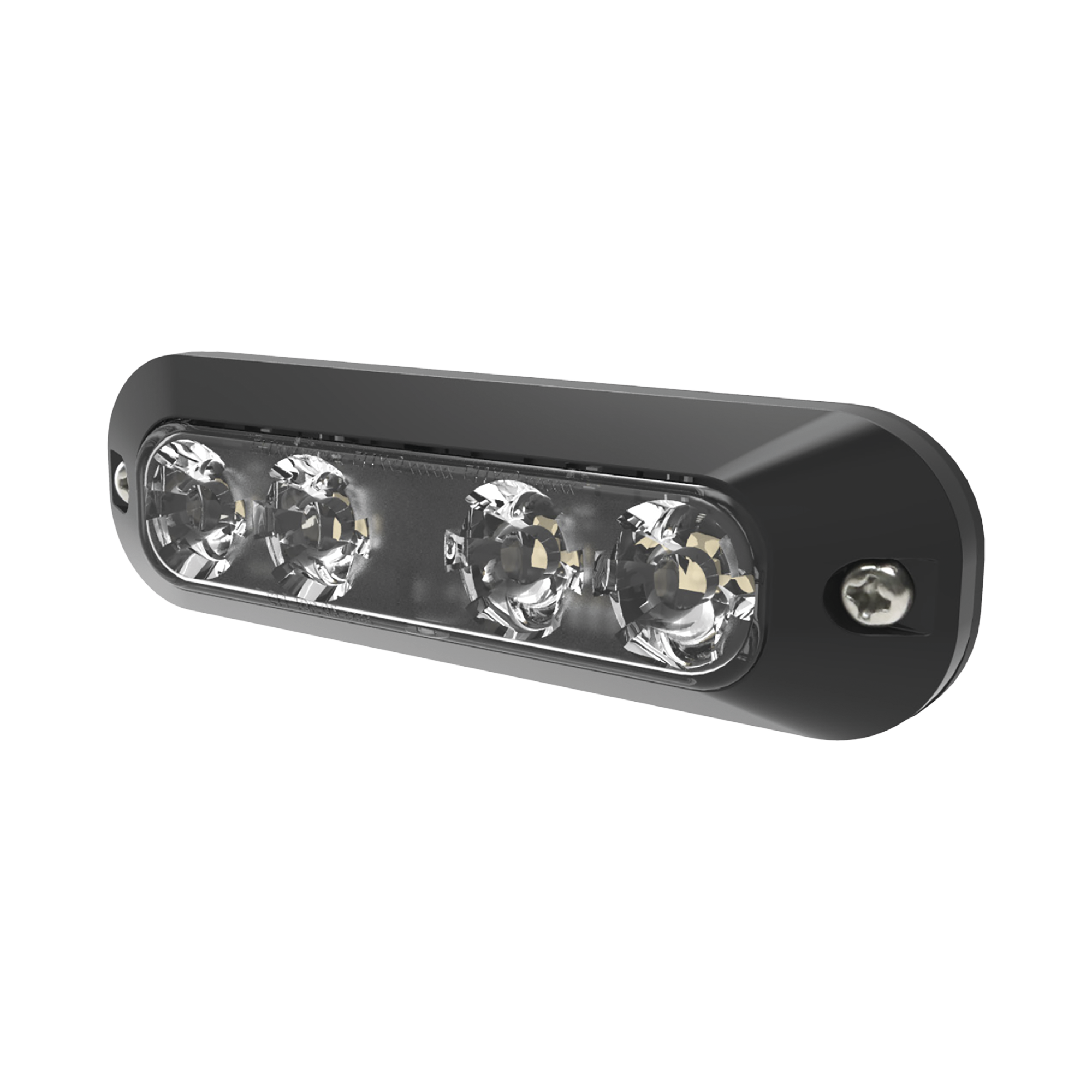 Luz perimetral, 4 LEDs Ultra Brillantes, color Rojo / Claro