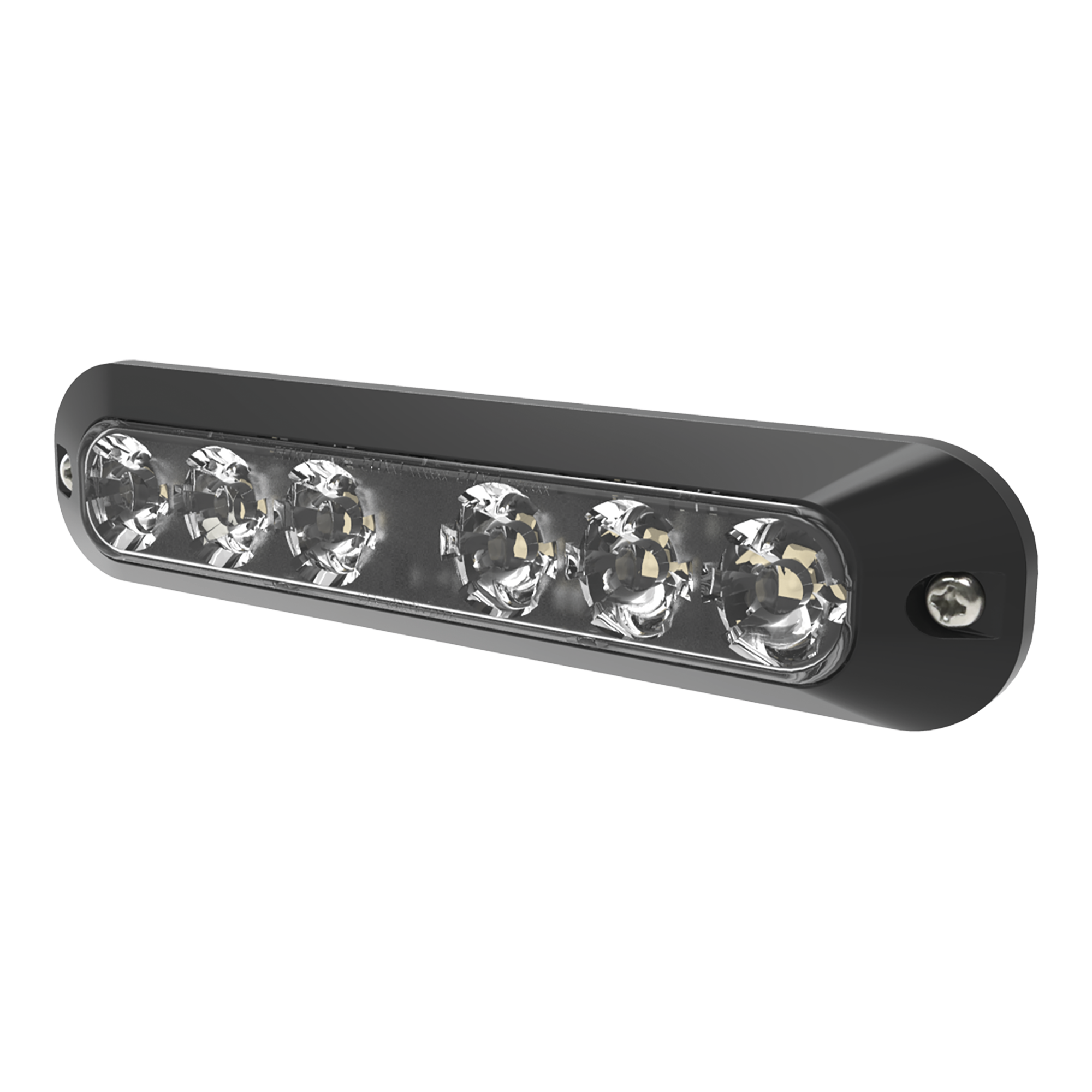 Luz Auxiliar Serie X3705, 6 LEDs Ultra Brillantes, color Rojo / Claro