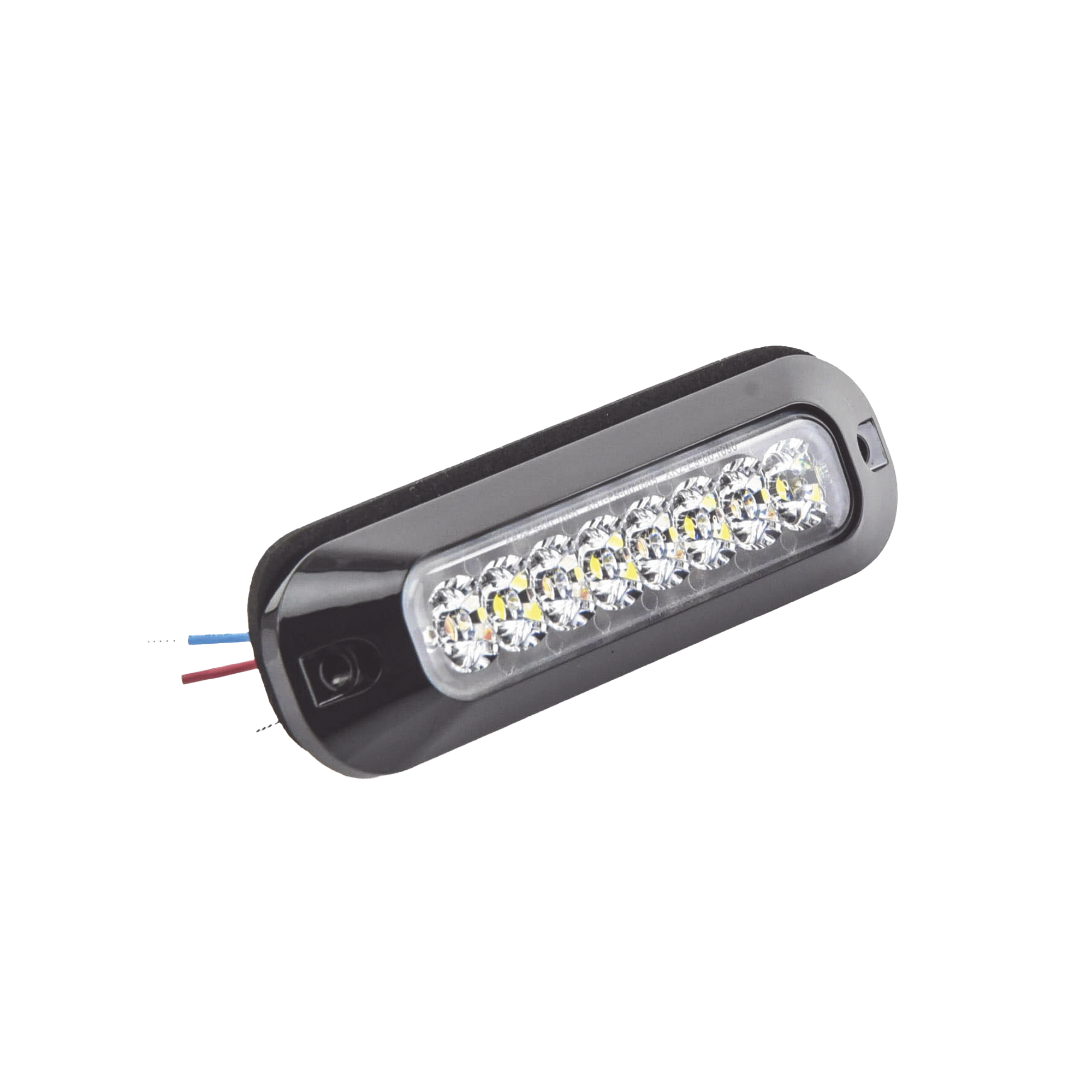 Luz Auxiliar Serie X3744, 8 LEDs Ultra Brillantes, color rojo claro.