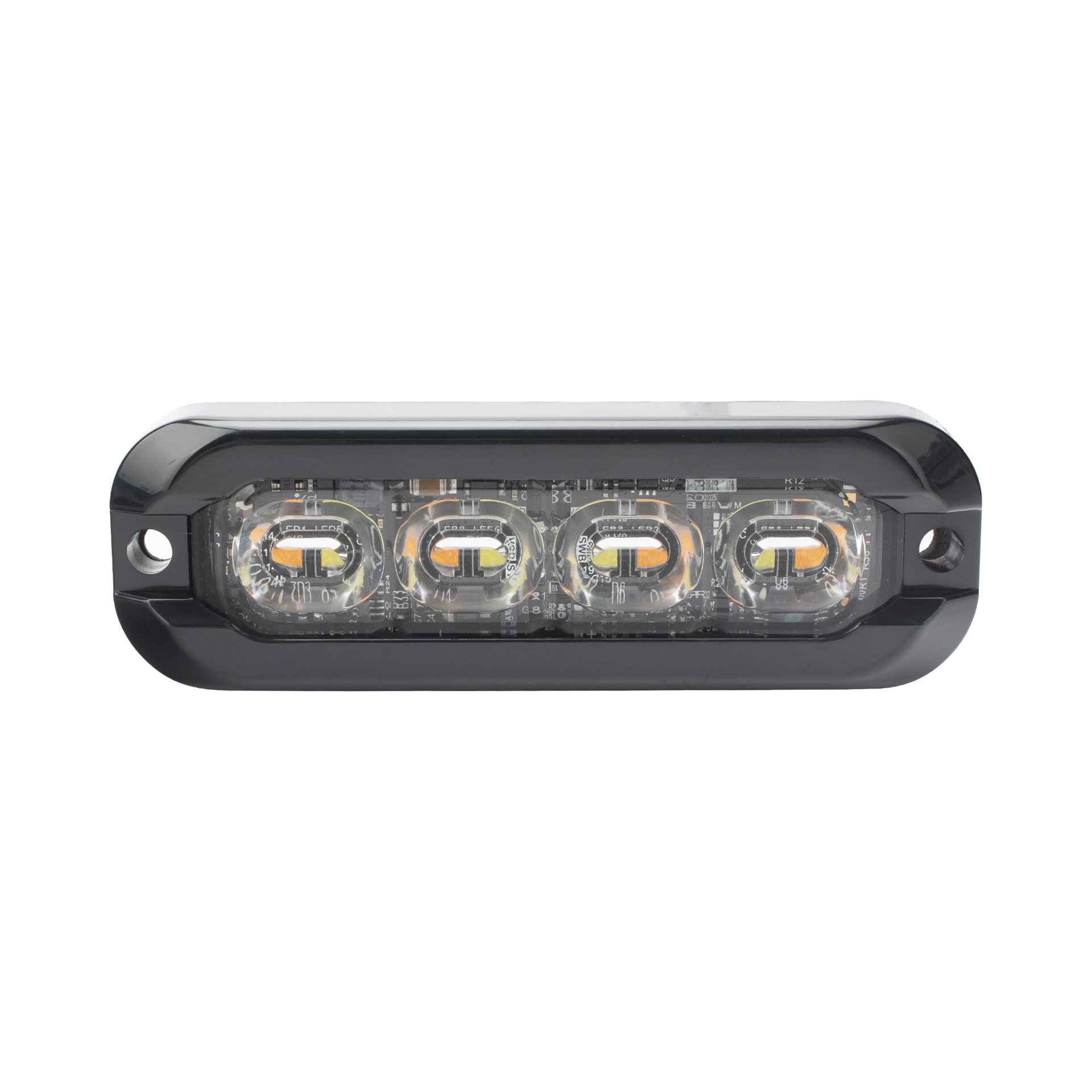 Luz perimetral , 8 LED Ultra Brillantes, Dual Color Ambar / Claro