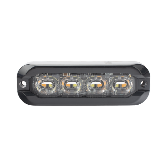 Luz perimetral , 8 LED Ultra Brillantes, Dual Color Ambar / Claro