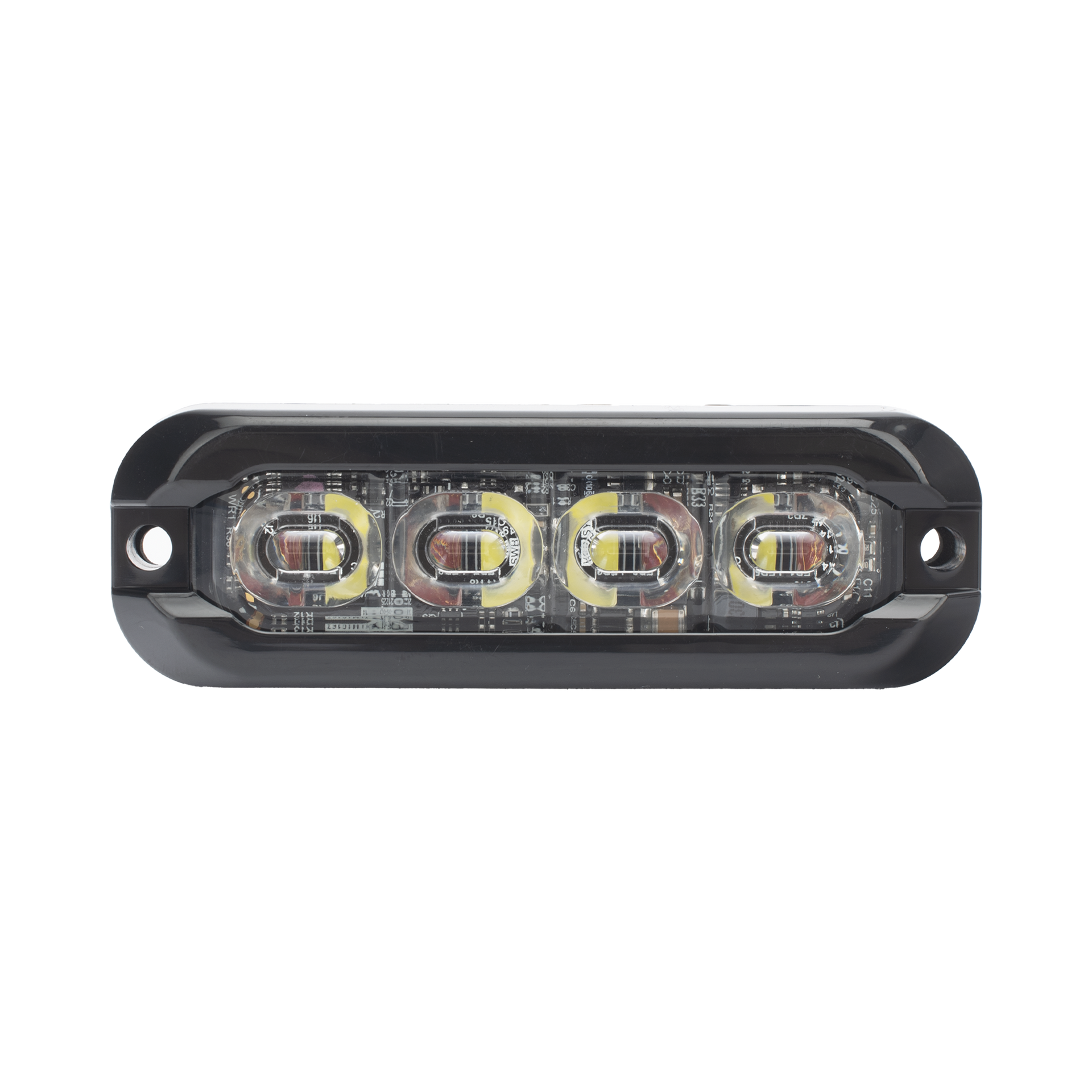 Luz perimetral , 8 LED Ultra Brillantes, Dual Color Rojo / Claro