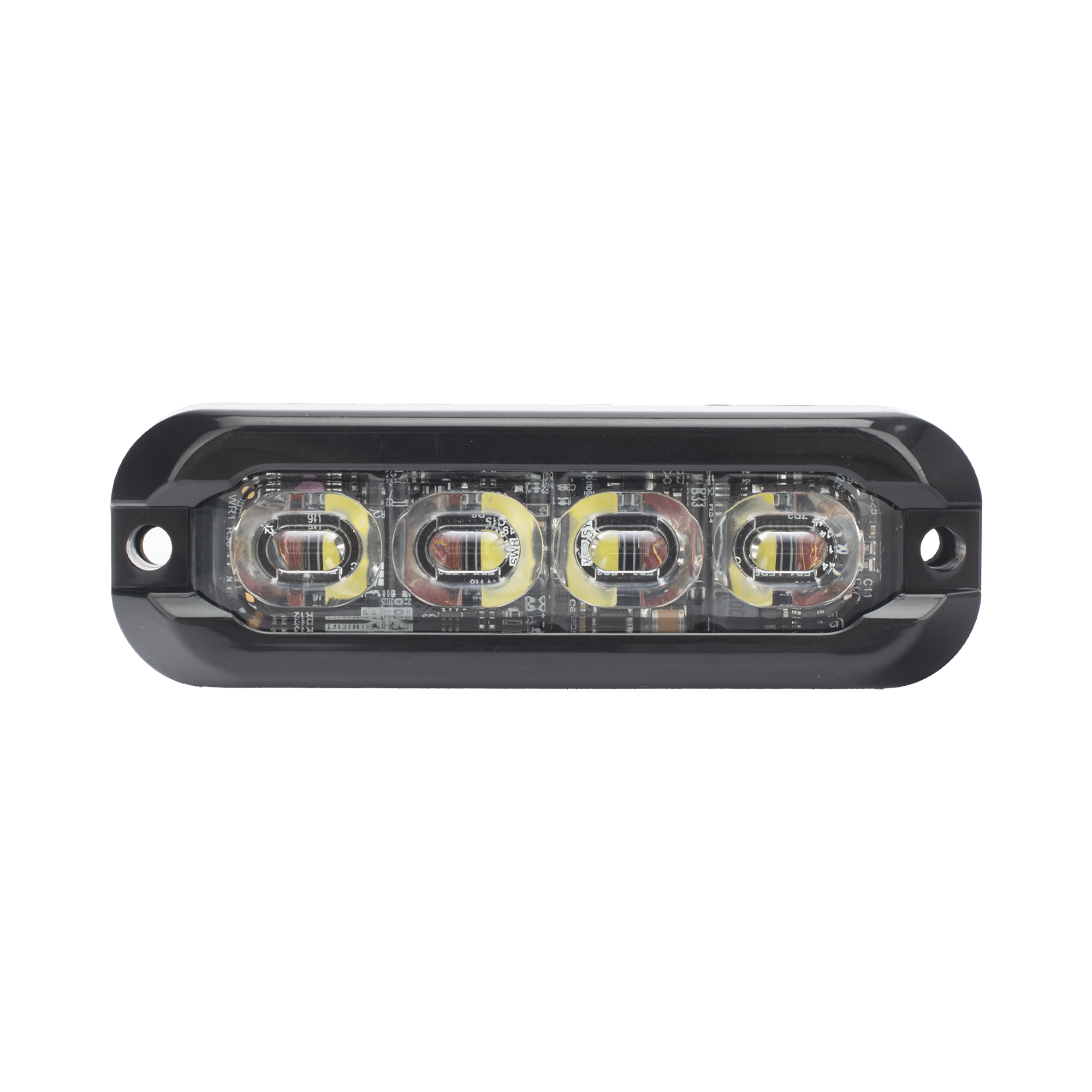 Luz perimetral , 8 LED Ultra Brillantes, Dual Color Rojo / Claro