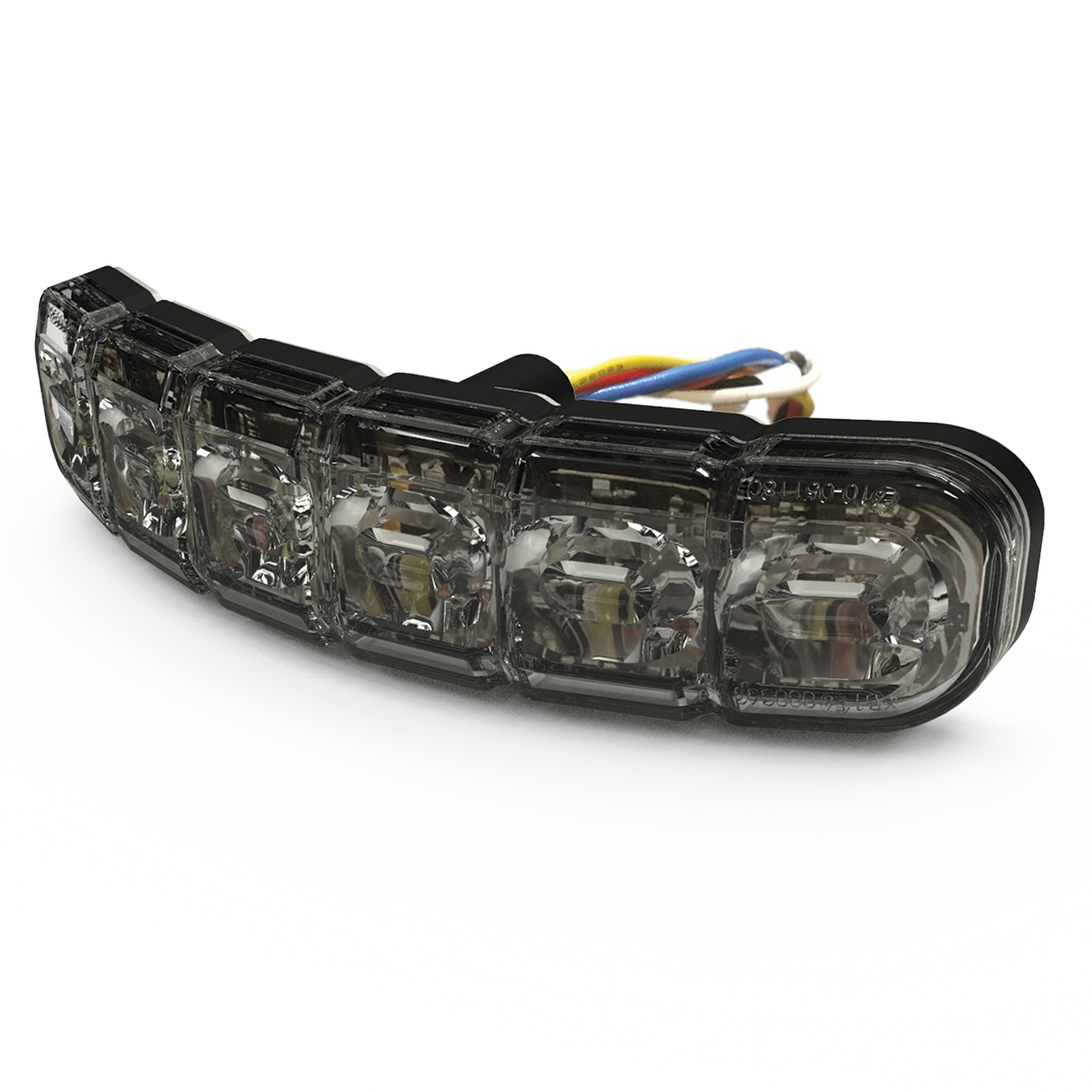 Luz perimetral , 12 LEDs Ultra Brillantes, Dual Color Rojo / Claro