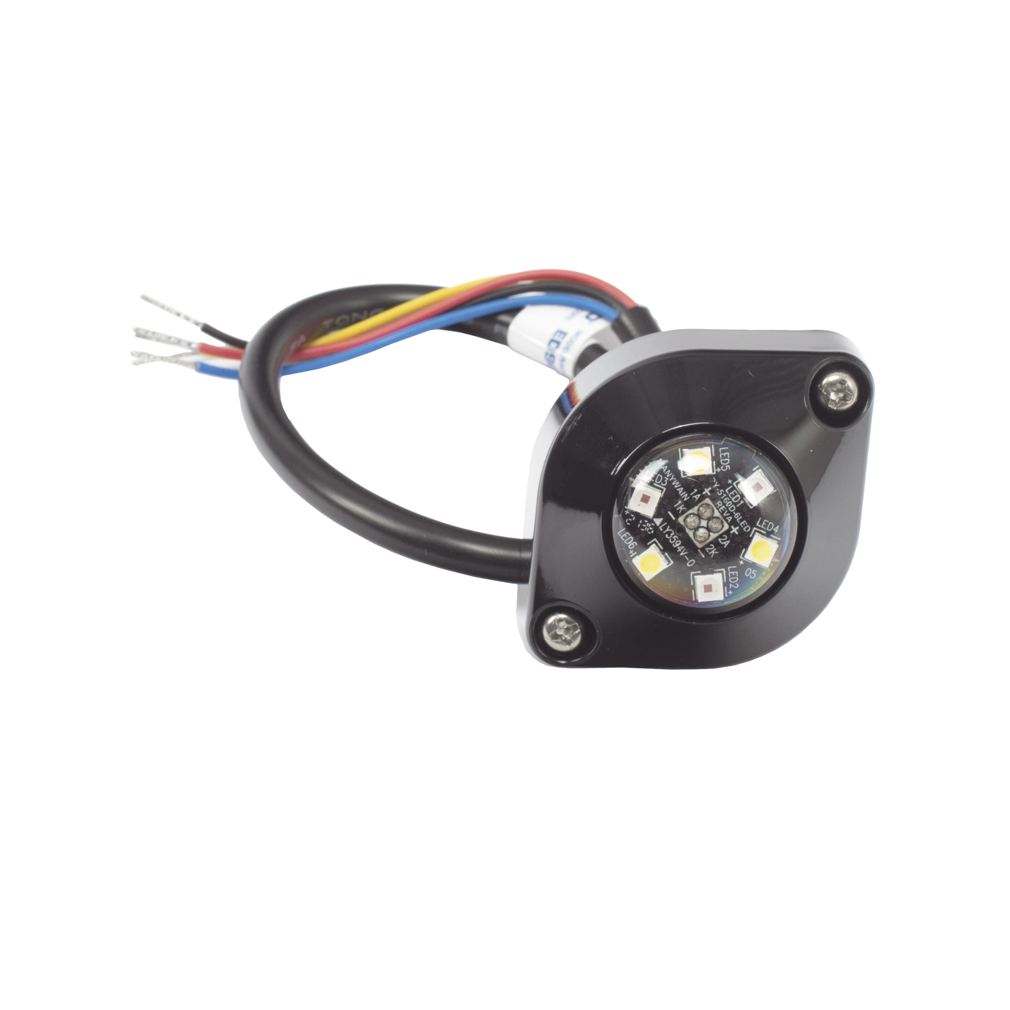 Estrobo Oculto de 6 LED color Azul Serie ED9015