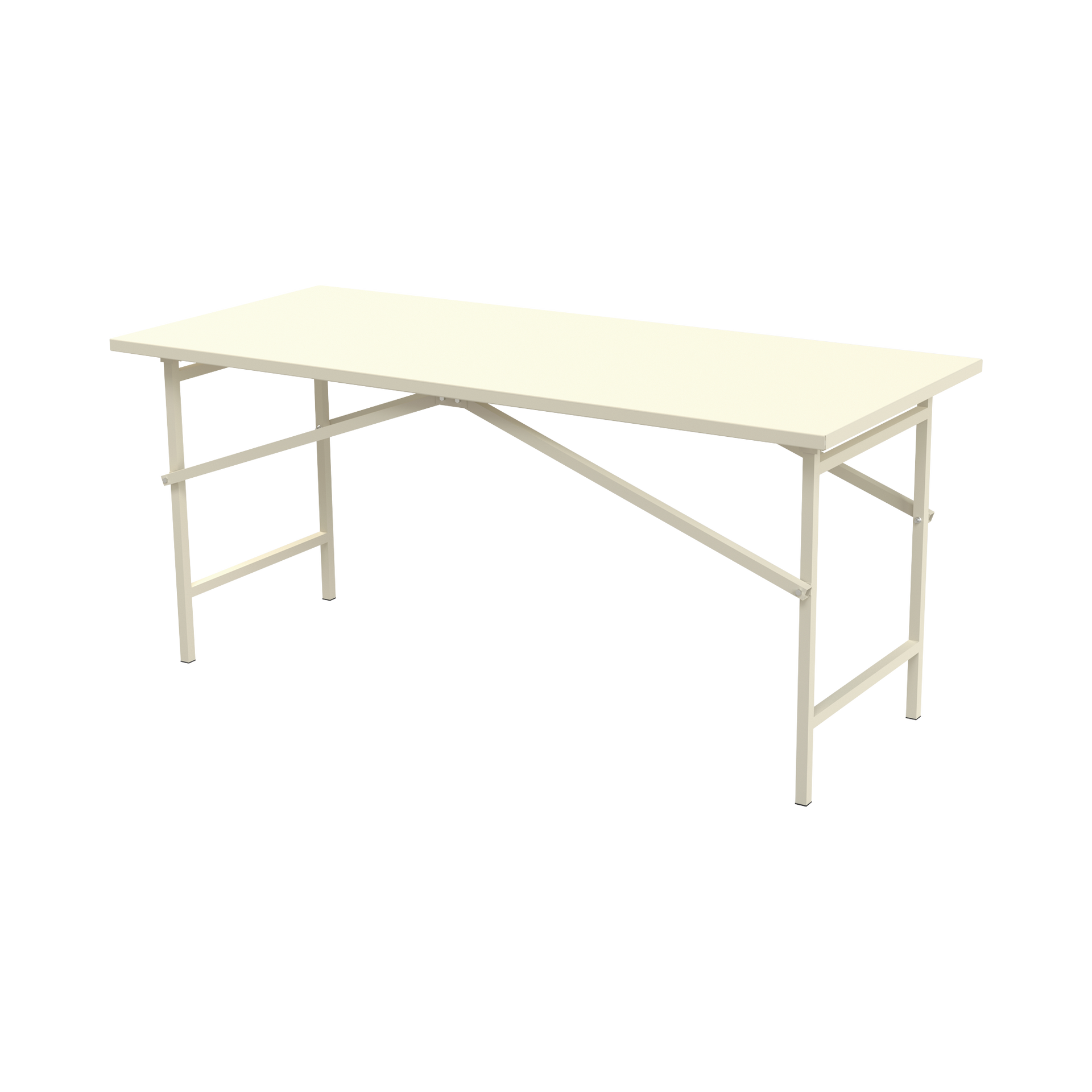 Mesa de Trabajo Plegable 100% para Trabajos Pesados (1832x791x813mm).