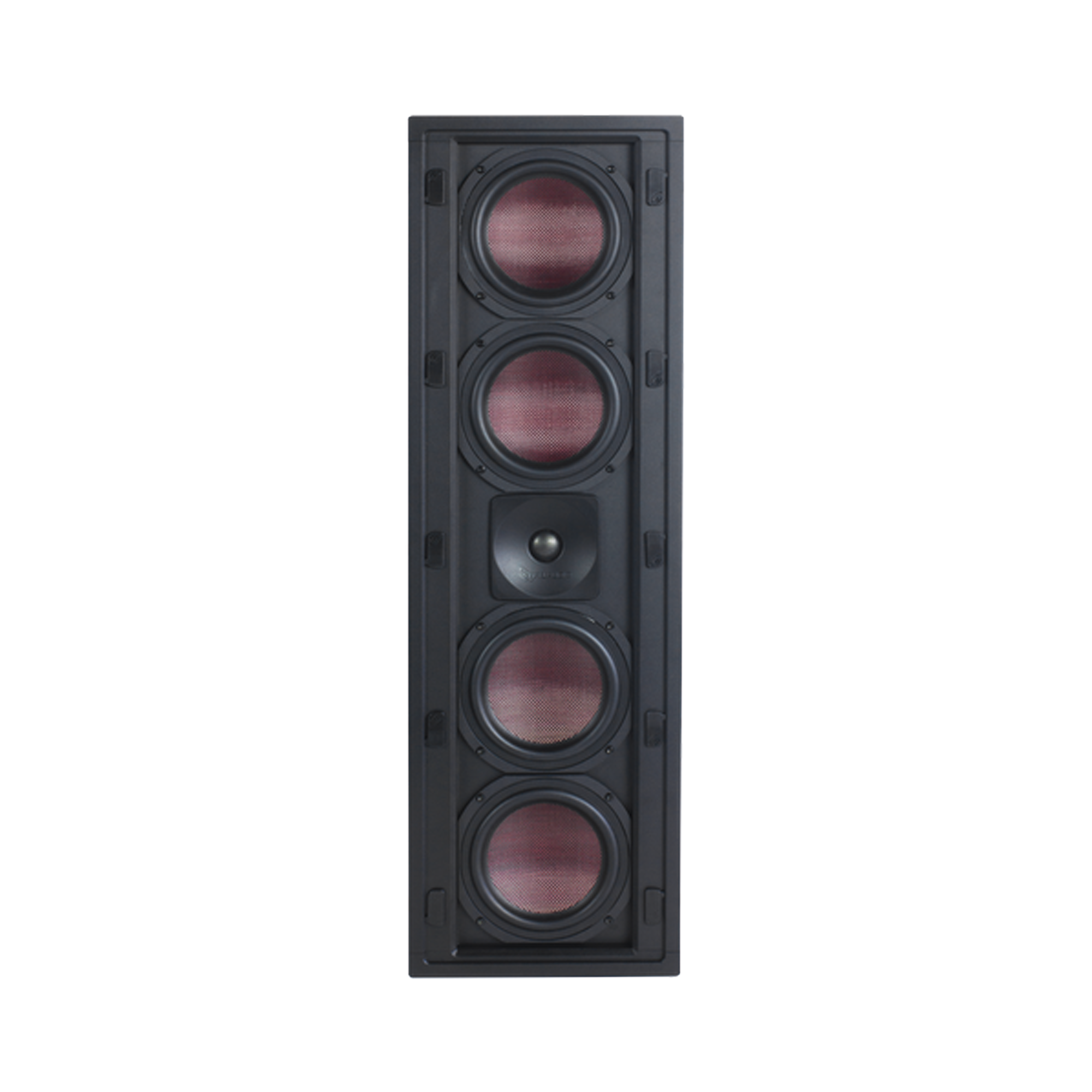 BOCINA DE PARED | 4 WOOFERS DE FIBRA DE CARBONO 6.5'' | TWEETER DE TITANIO 1'' | 250W