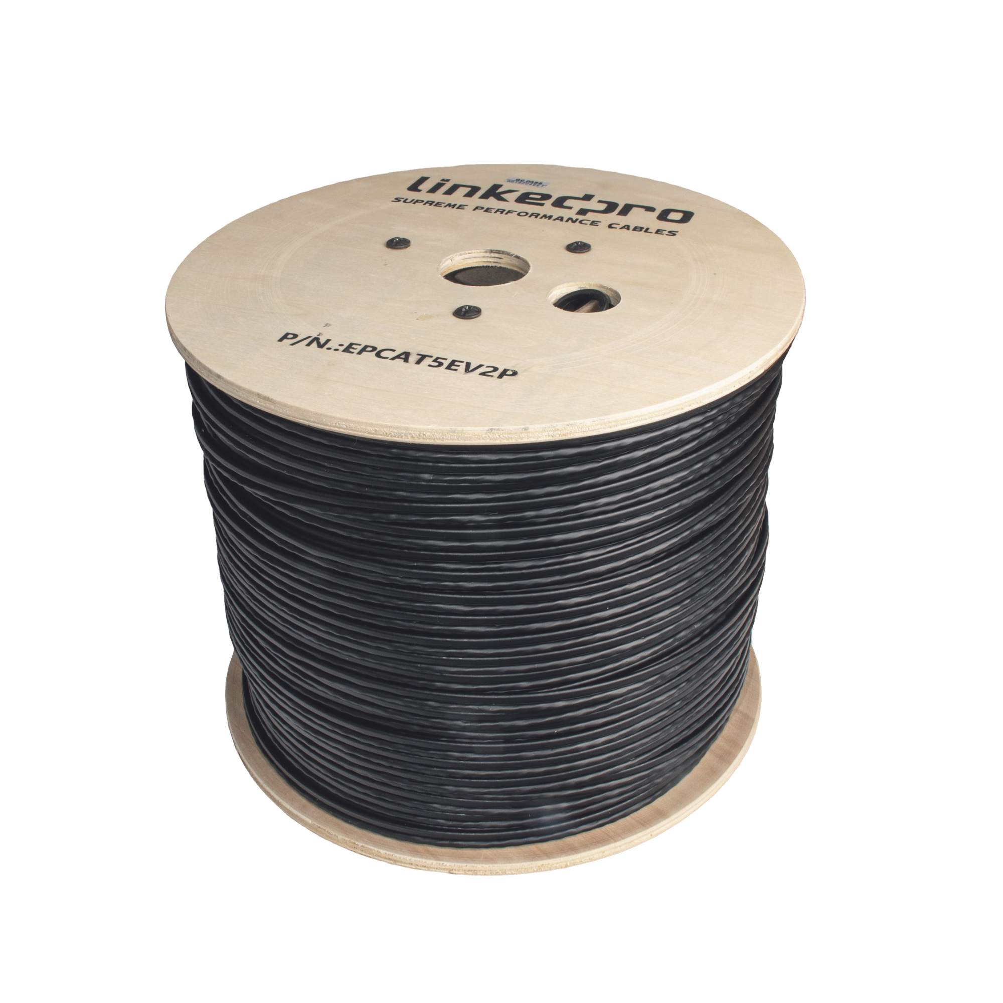 Bobina de Cable SiamÃ©s Cat5E CCA + 2 Cables Gruesos (16 AWG) para Alimentar CÃ¡maras MÃ¡s Lejos / 305m / InstalaciÃ³n en Exterior / Uso Industrial para Climas Extremos