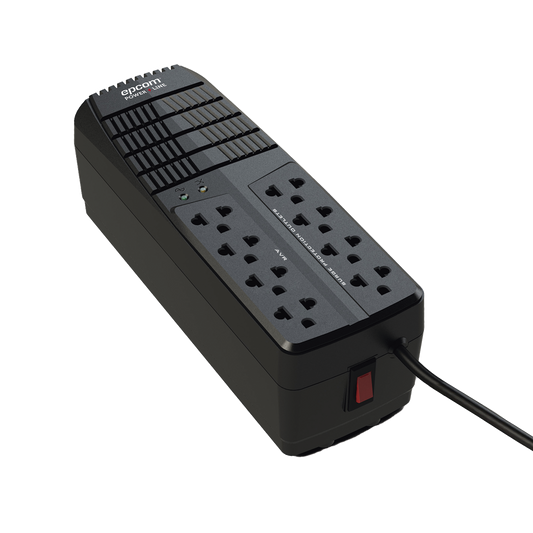 Regulador de Voltaje 1000 VA-500 W /  4 Contactos con AVR / 4 Contactos con Supresor de Picos / ProtecciÃ³n RJ11