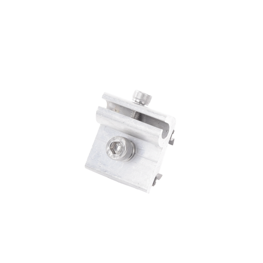 Conector para ConexiÃ³n a Tierra FÃ­sica de Montajes de Paneles Solares con Riel 5 y 8