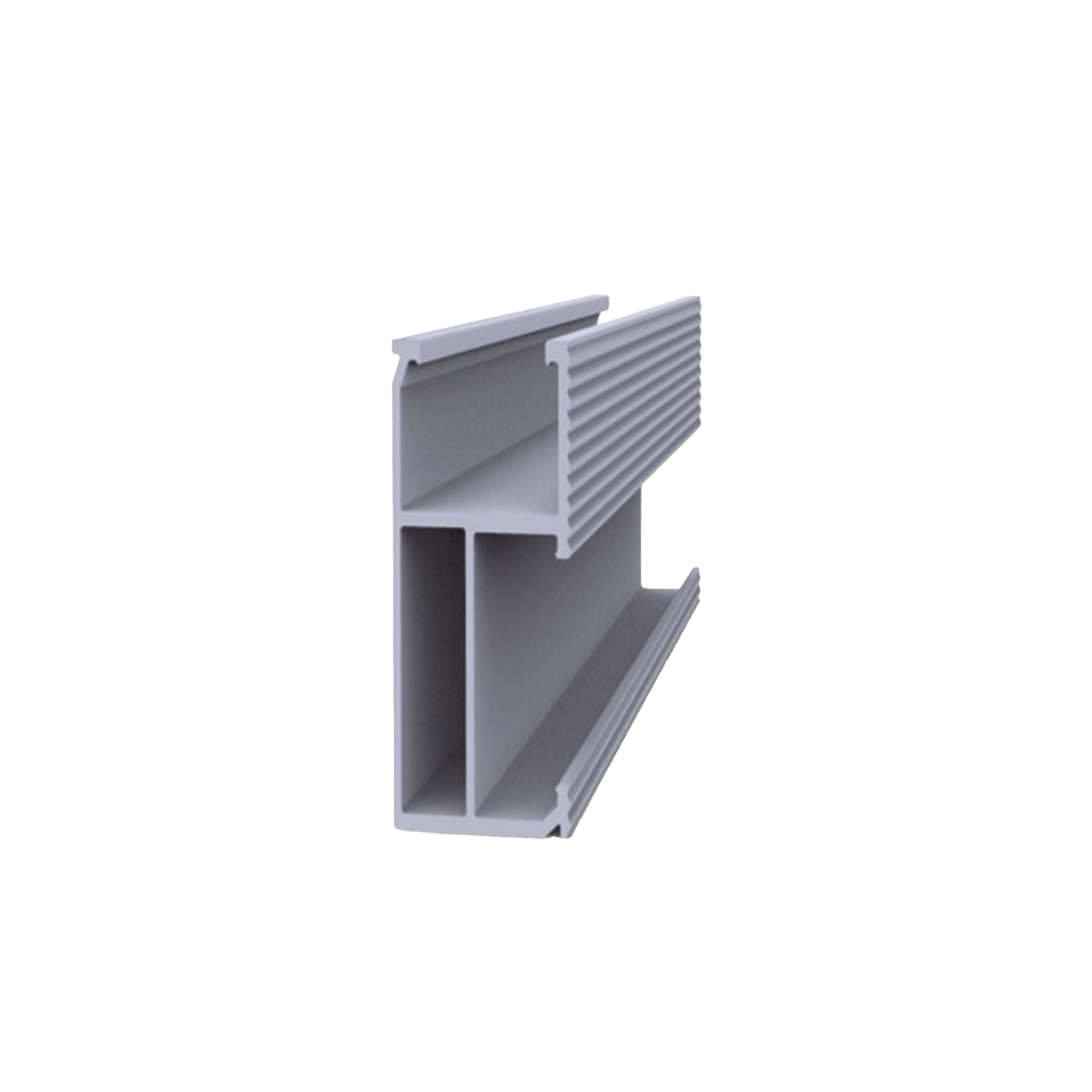 Riel 8 para montaje de mÃ³dulos fotovoltaicos de aluminio anodizado de 2700mm.