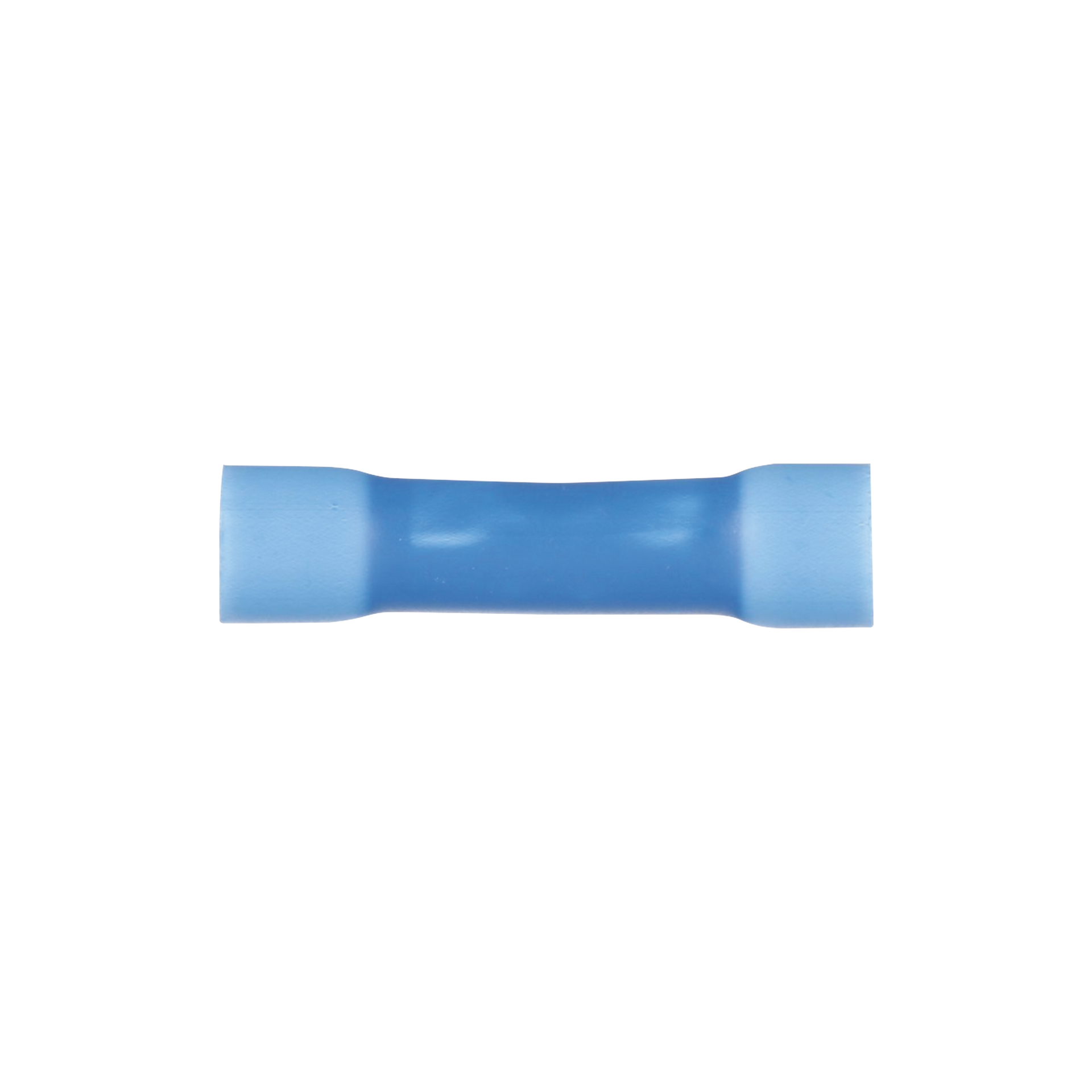 Conector de Empalme a Tope, Para Cables de 16 a 14 AWG, De Vinilo Aislado, Color Azul, Paquete de 50 Piezas