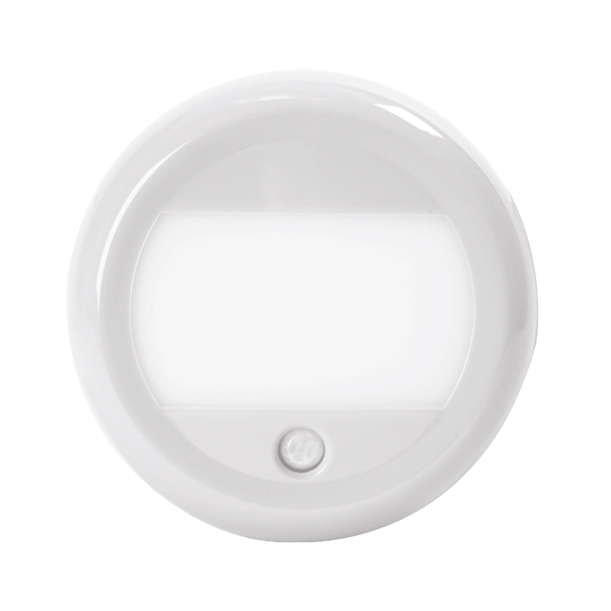 Luz de cortesÃ­a circular LED para iluminaciÃ³n de interiores con sensor de movimiento PIR