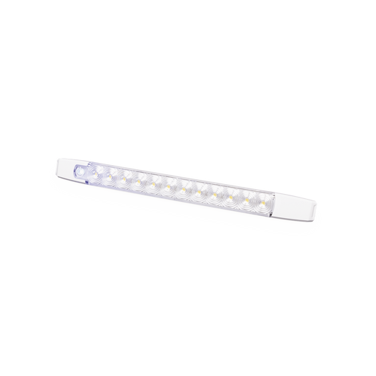 Luz Auxiliar LED Rectangular, 12 LED, 12-24 Vcc,  360 lÃºmenes