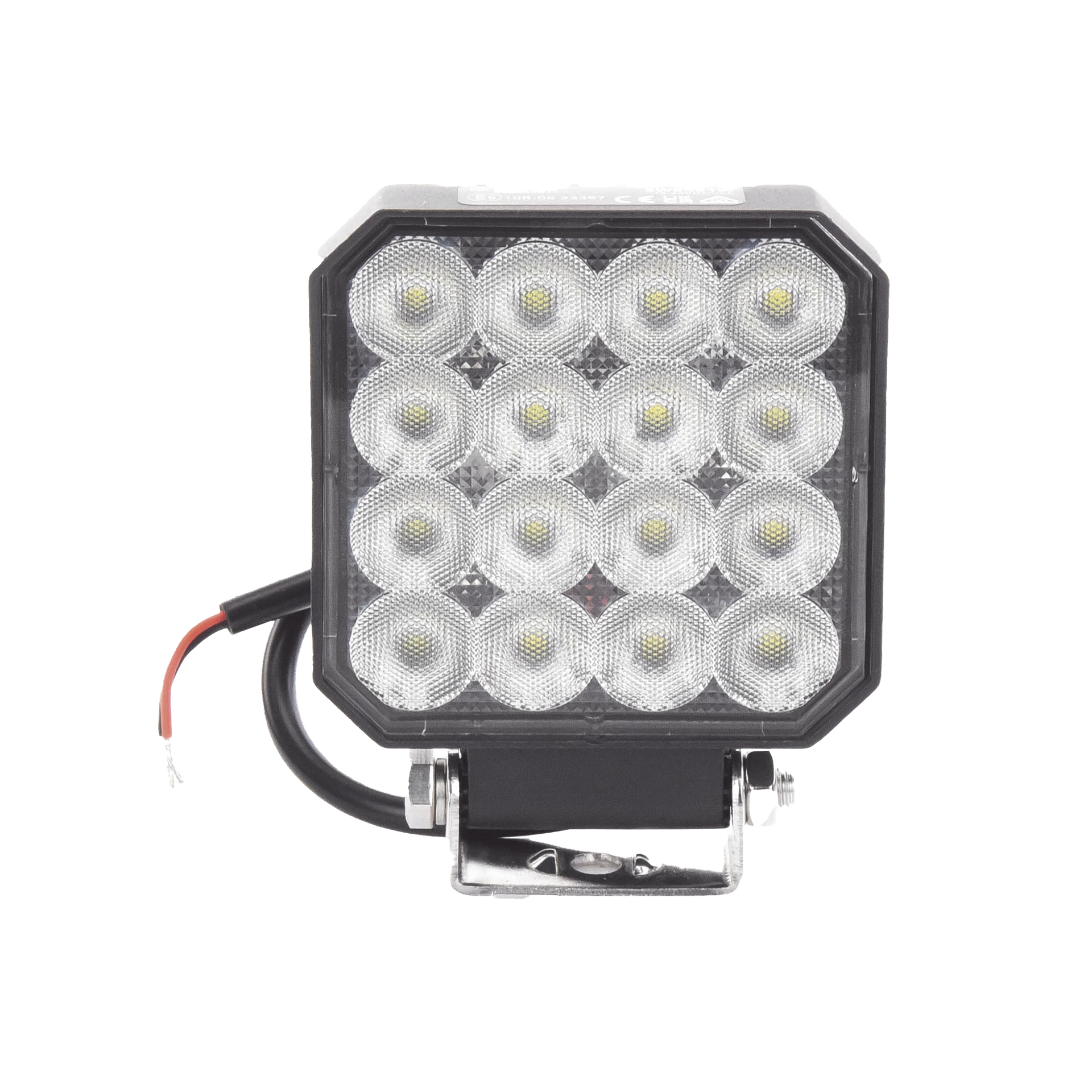 Luz de Trabajo Ultra brillante, 16 LED, 1655 LÃºmenes, 12-24 Vcd