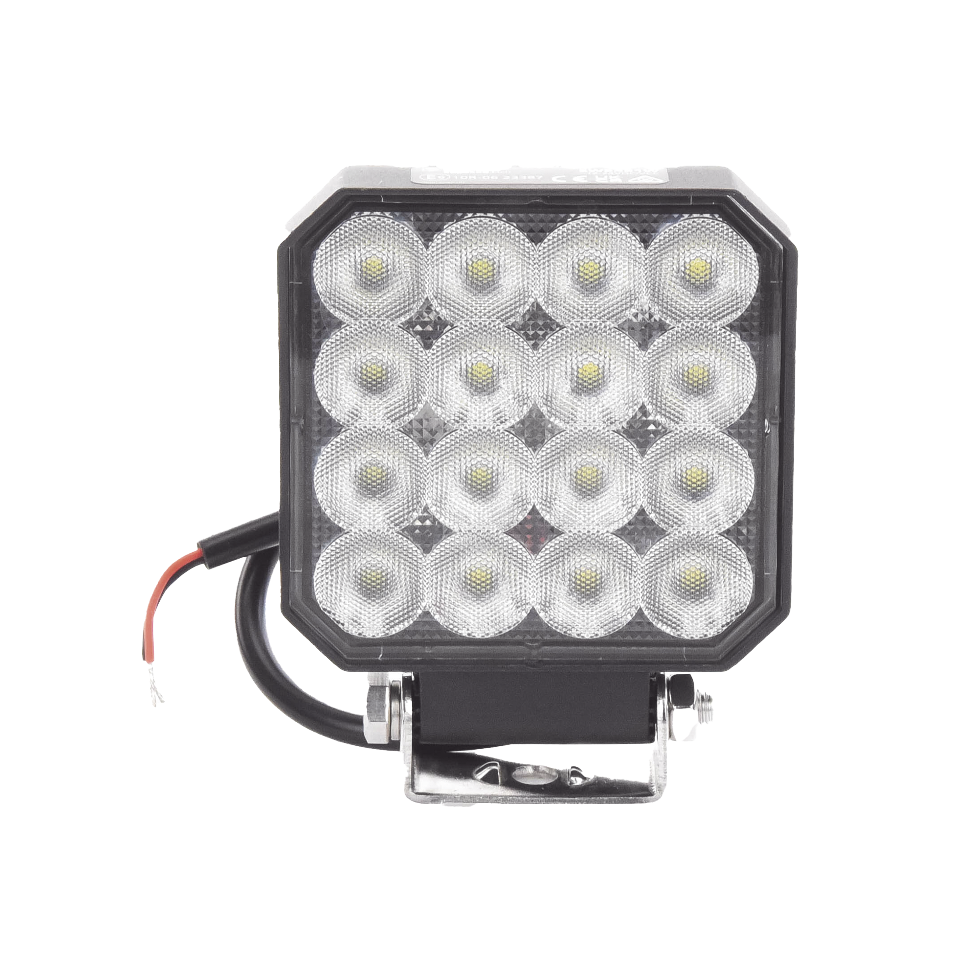 Luz de Trabajo Ultra brillante, 16 LED, 1655 LÃºmenes, 12-24 Vcd