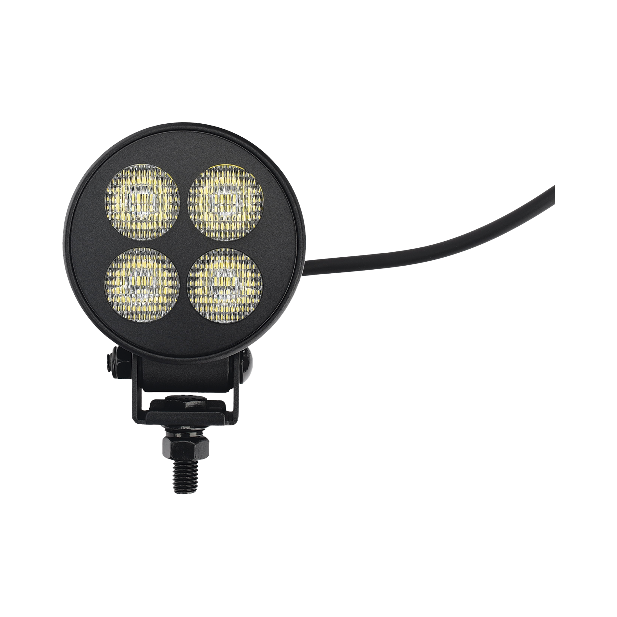 Luz de Trabajo Ultra brillante Circular, 4 LED, 2556 LÃºmenes, 12-24 Vcd