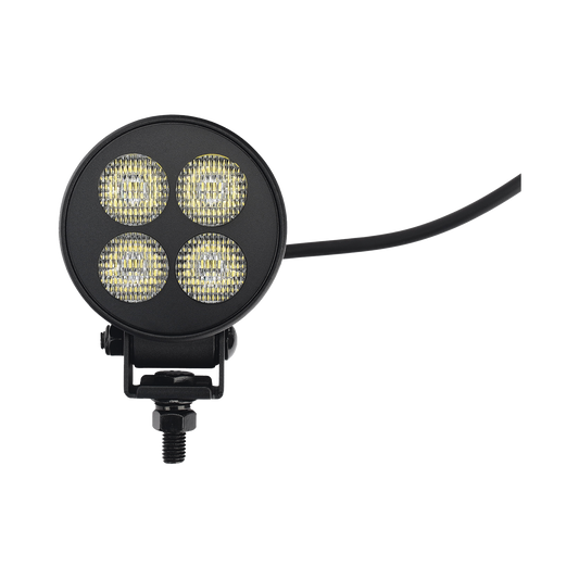 Luz de Trabajo Ultra brillante Circular, 4 LED, 2556 LÃºmenes, 12-24 Vcd