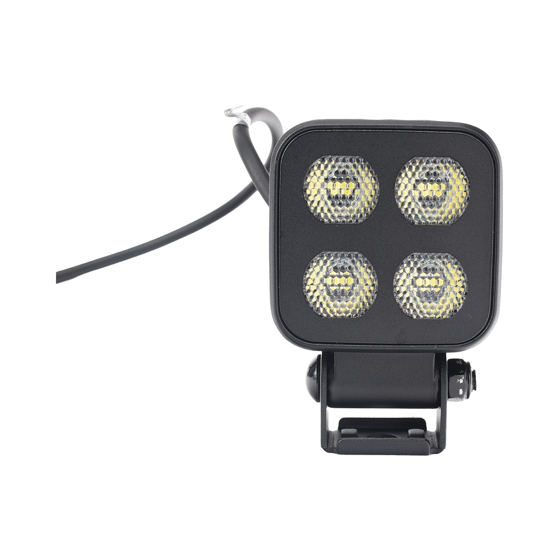 Luz de Trabajo Ultra brillante Cuadrada, 4 LED, 2650 LÃºmenes, 12-24 Vcd